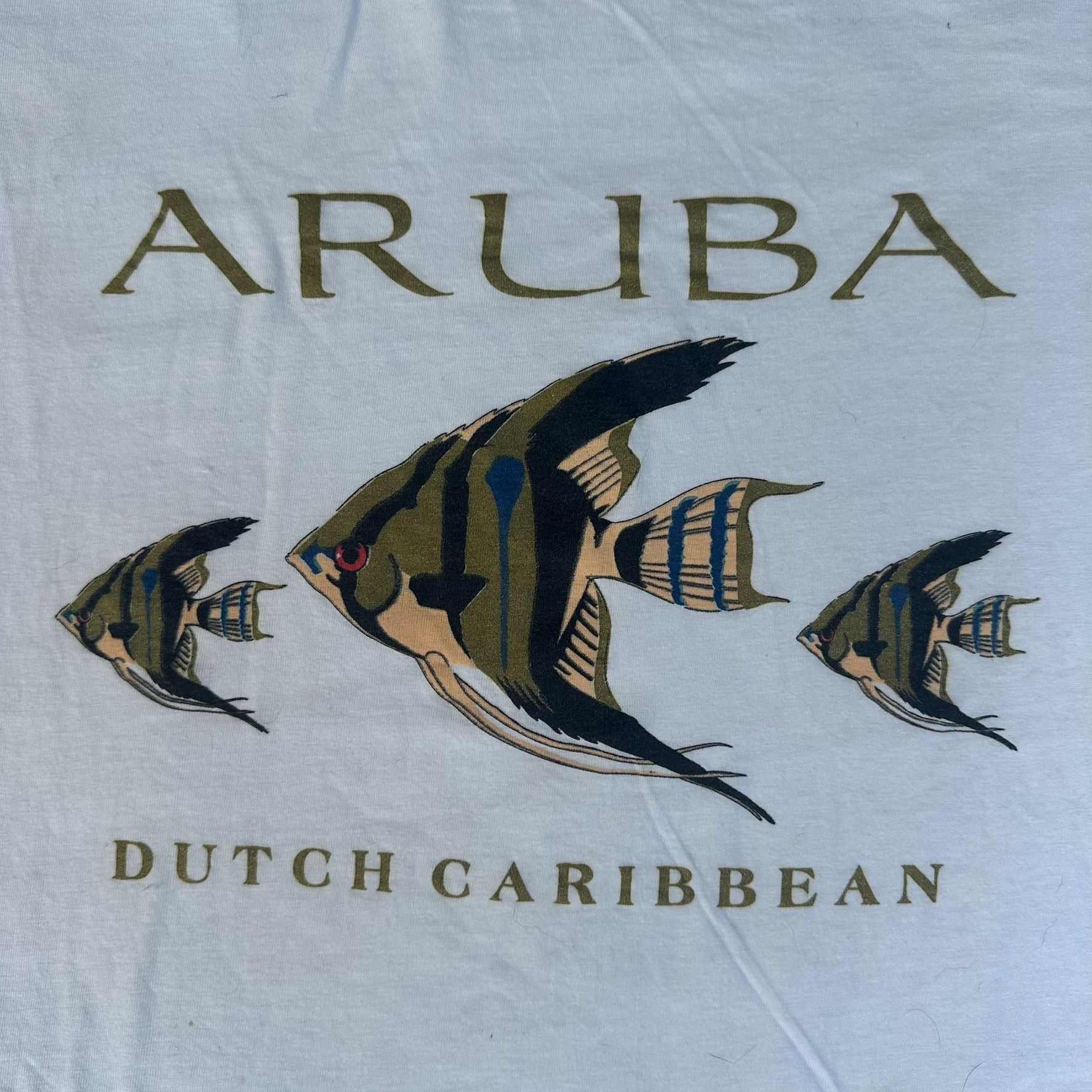 Vintage Vintage 90s Aruba Caribbean Fish T-Shirt Tropical Gorpcore S Size US L / EU 52-54 / 3 - 2 Thumbnail