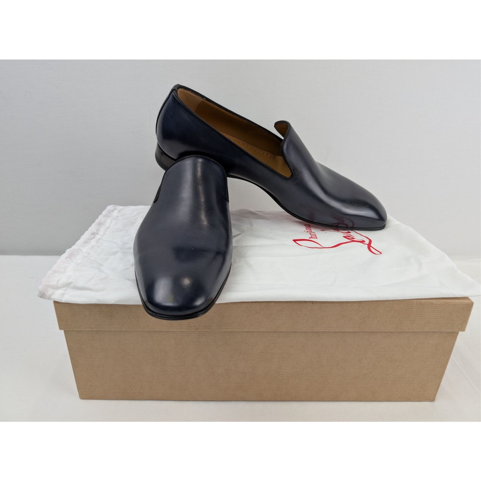 Christian Louboutin o1rshd1 Dandelion Flat Loafers shoe Boots in Navy 43 Size US 10 / EU 43 - 18 Thumbnail