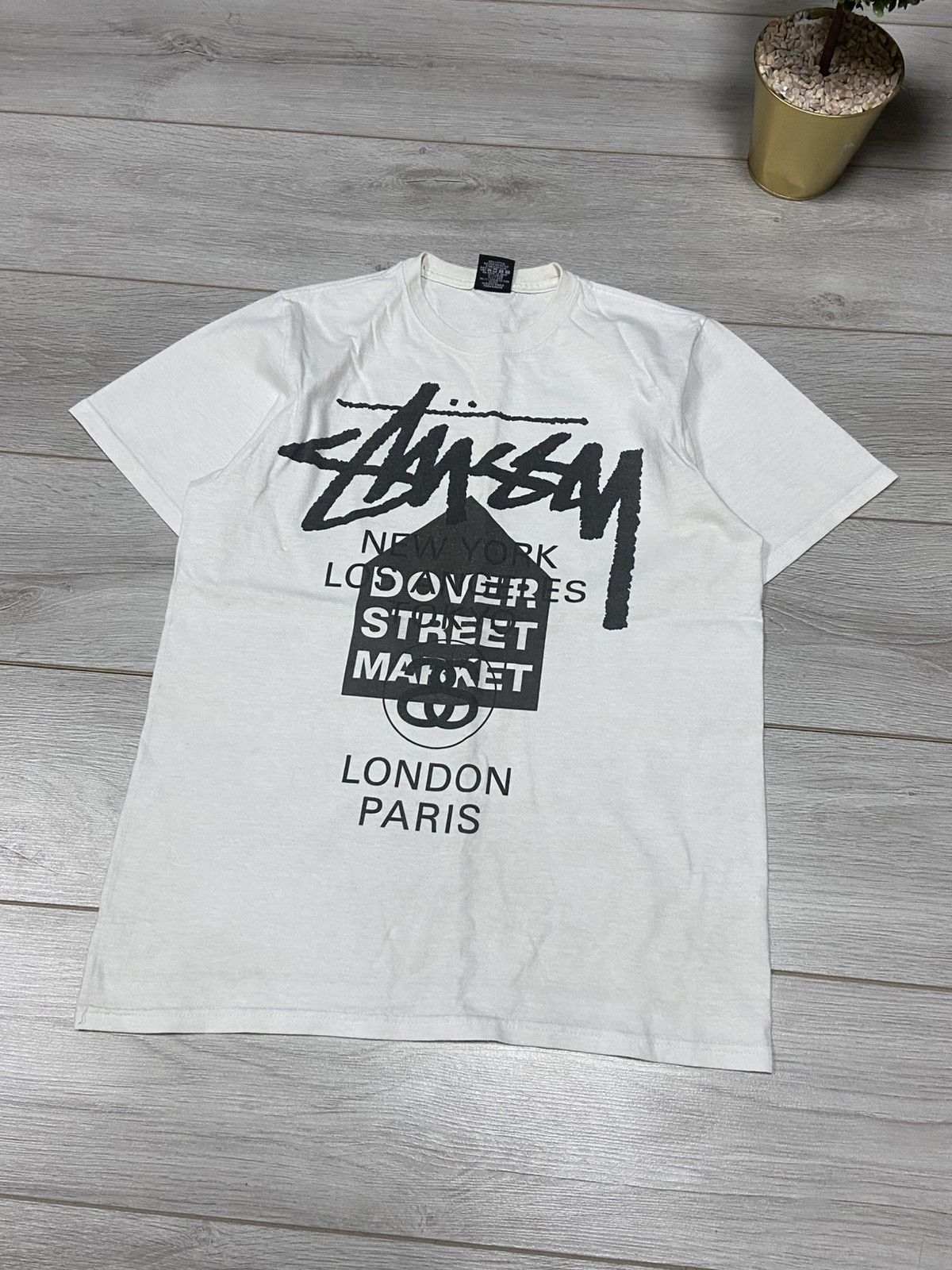 Dover Street Market × Stussy Stussy Dover Street Market World Tour Tee Mens Size US S / EU 44-46 / 1 - 5 Thumbnail