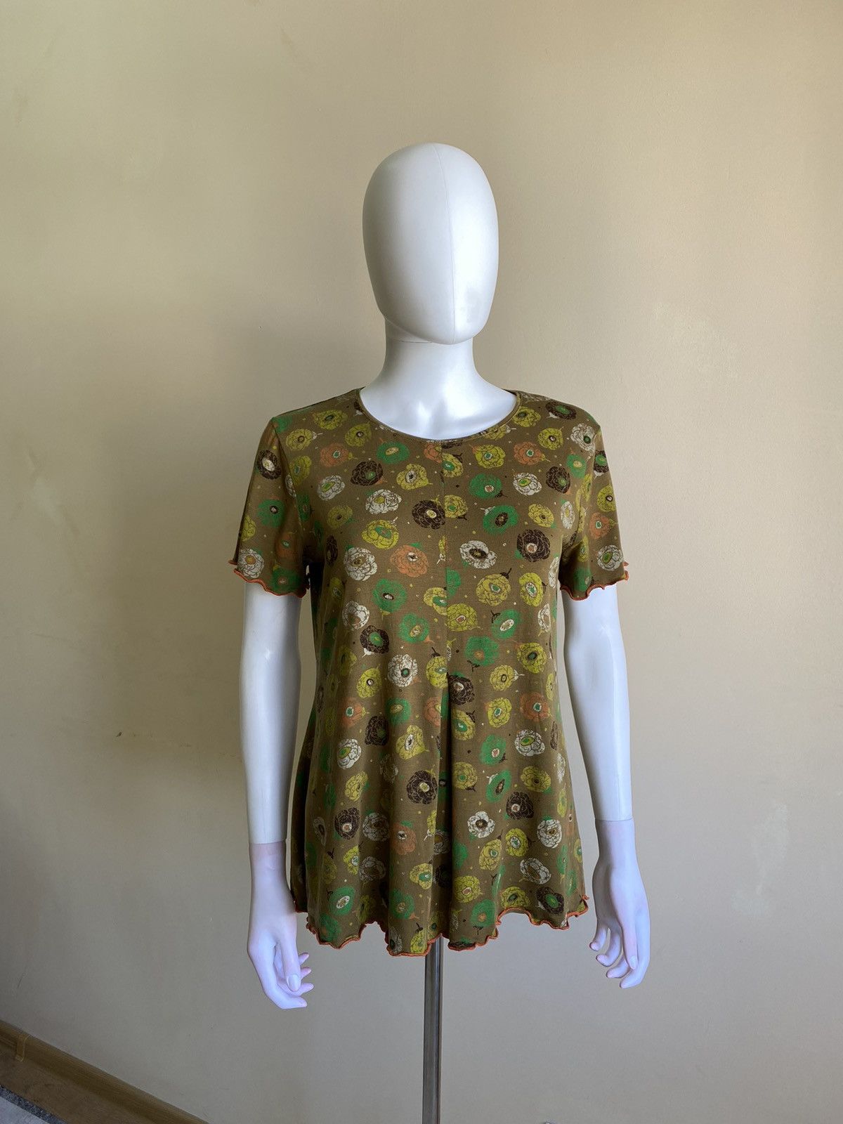 Gudrun Sjoden Gudrun Sjoden Womens Multicolor Floral Top Size M Size M / US 6-8 / IT 42-44 - 2 Thumbnail