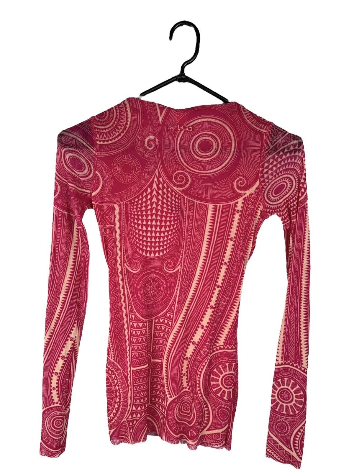 Jean Paul Gaultier Vintage Jean Paul Gaultier Soleil Tribal Tattoo Mesh Top Size S / US 4 / IT 40 - 2 Thumbnail