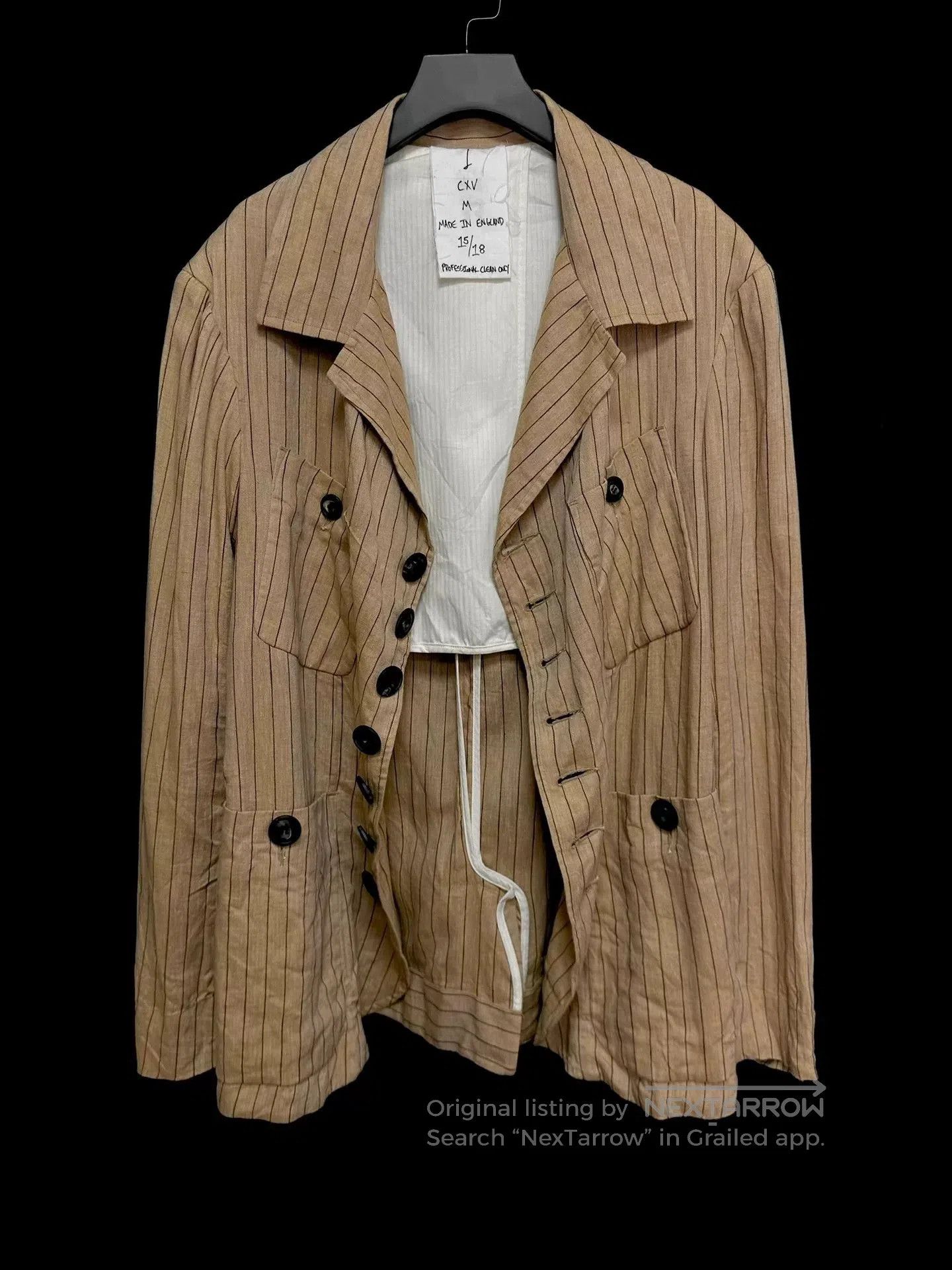 John Alexander Skelton John Alexander Skelton Antique Linen Jacket. Size US M / EU 48-50 / 2 - 3 Thumbnail