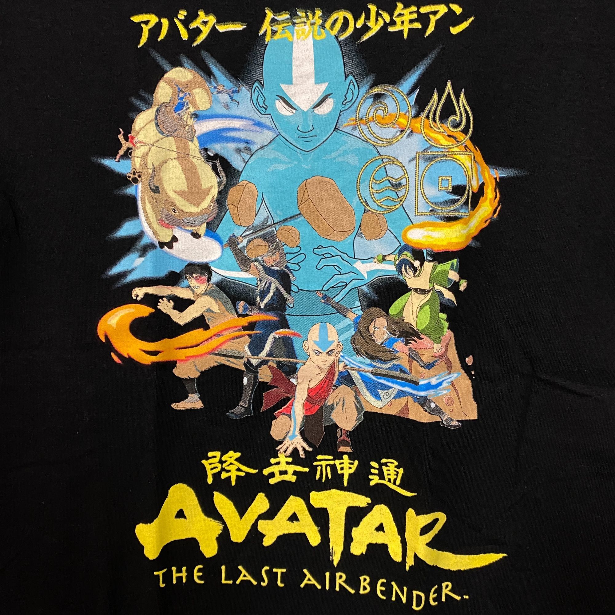 Nickelodeon Avatar The Last Airbender Four Elements Team Avatar Graphic Size US S / EU 44-46 / 1 - 2 Thumbnail