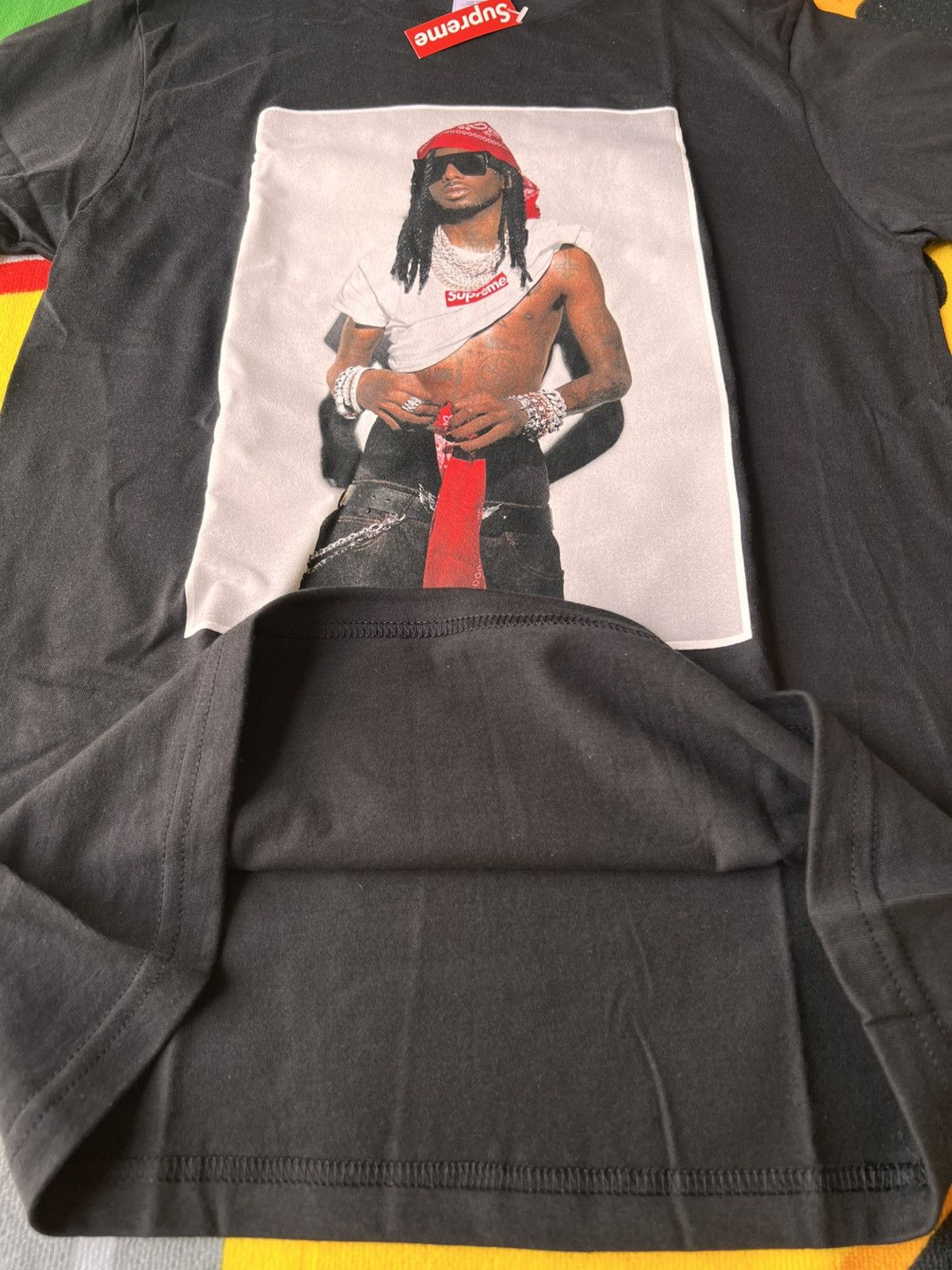 Supreme Supreme Playboi Carti Photo Tee black L tshirt rap trap Size US L / EU 52-54 / 3 - 11 Thumbnail