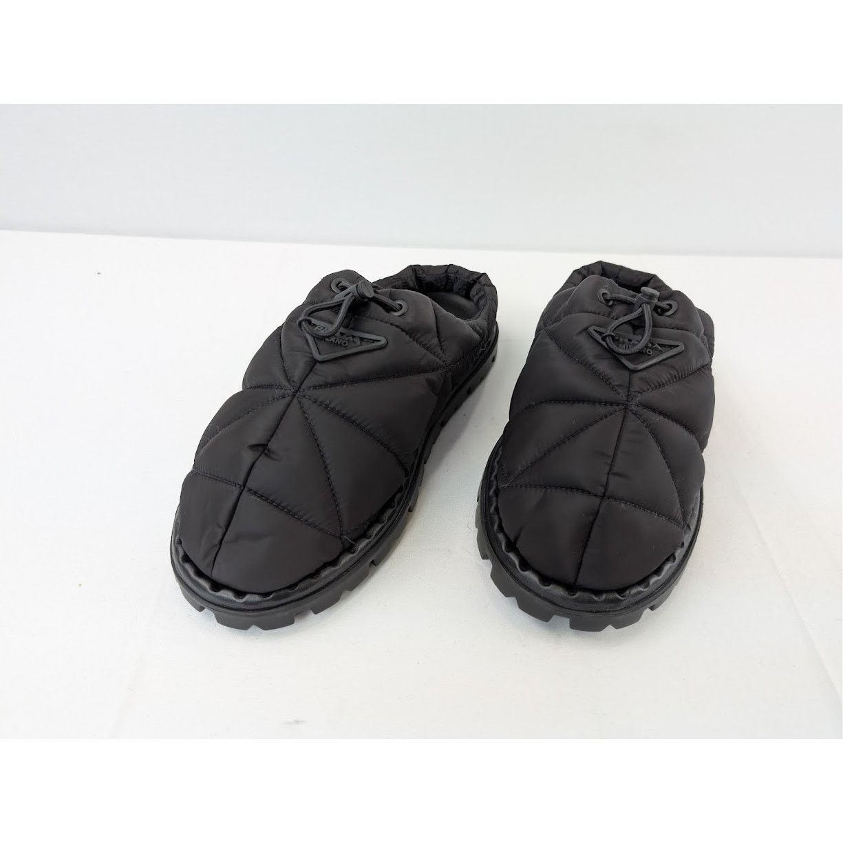 Prada o1rshd1 Calzature Uomo Nylon Mules in Nero Size US 9.5 / EU 42-43 - 8 Thumbnail
