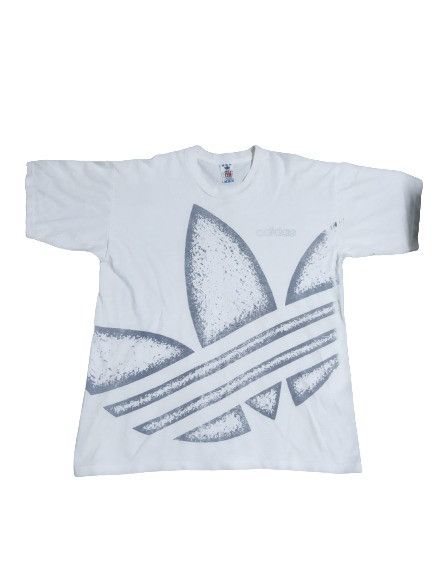 Adidas × Vintage Vintage Adidas Big Logo Tee Size US XL / EU 56 / 4 - 1 Thumbnail