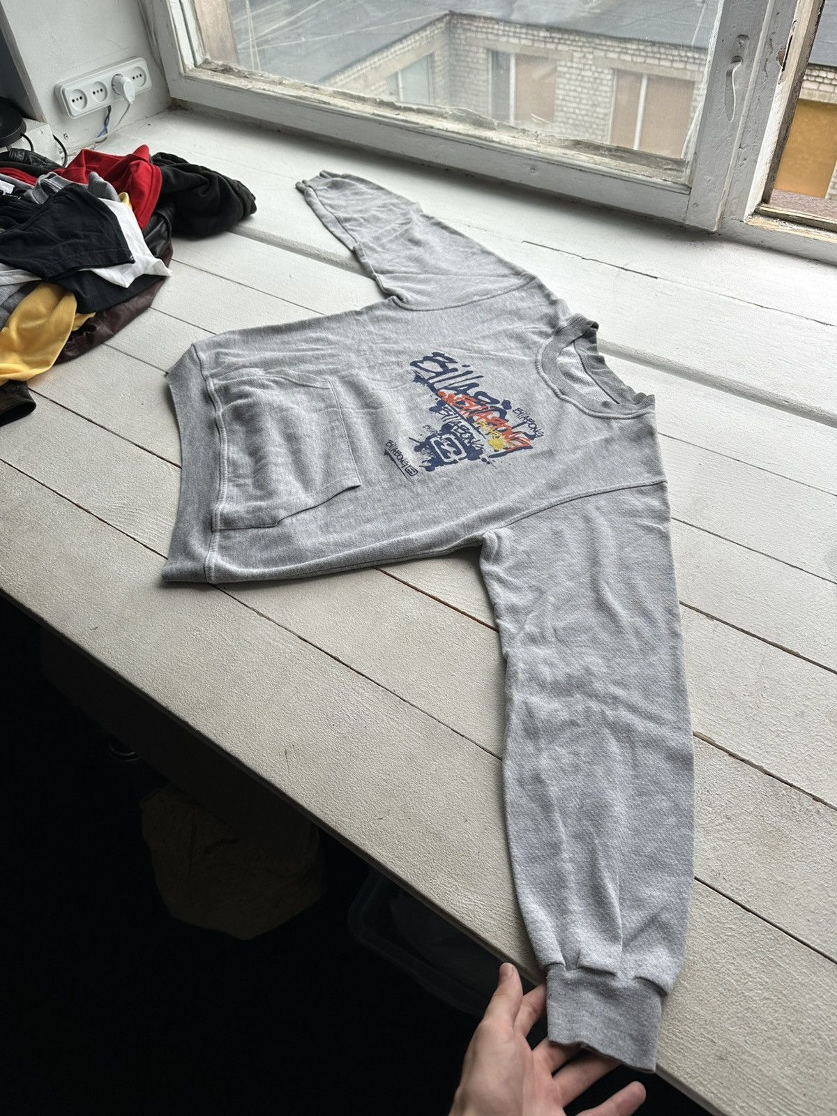 Billabong 🚨Crazy Vintage BILLABONG BOXY Sweatshirt Size M SURF rare Size US M / EU 48-50 / 2 - 3 Thumbnail