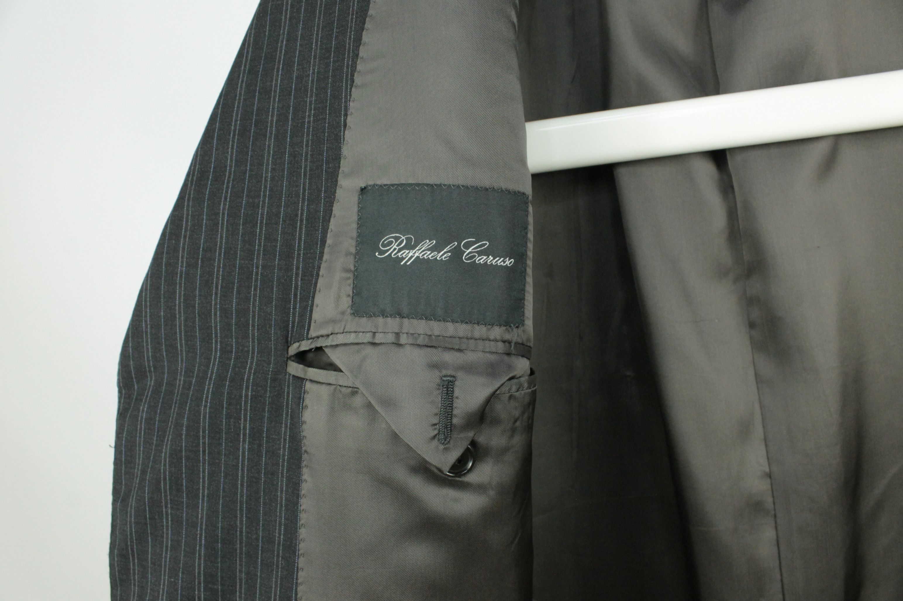 Caruso Raffaele Caruso Superfine 100's 3 BTN Striped Blazer Jacket Size US L / EU 52-54 / 3 - 7 Thumbnail