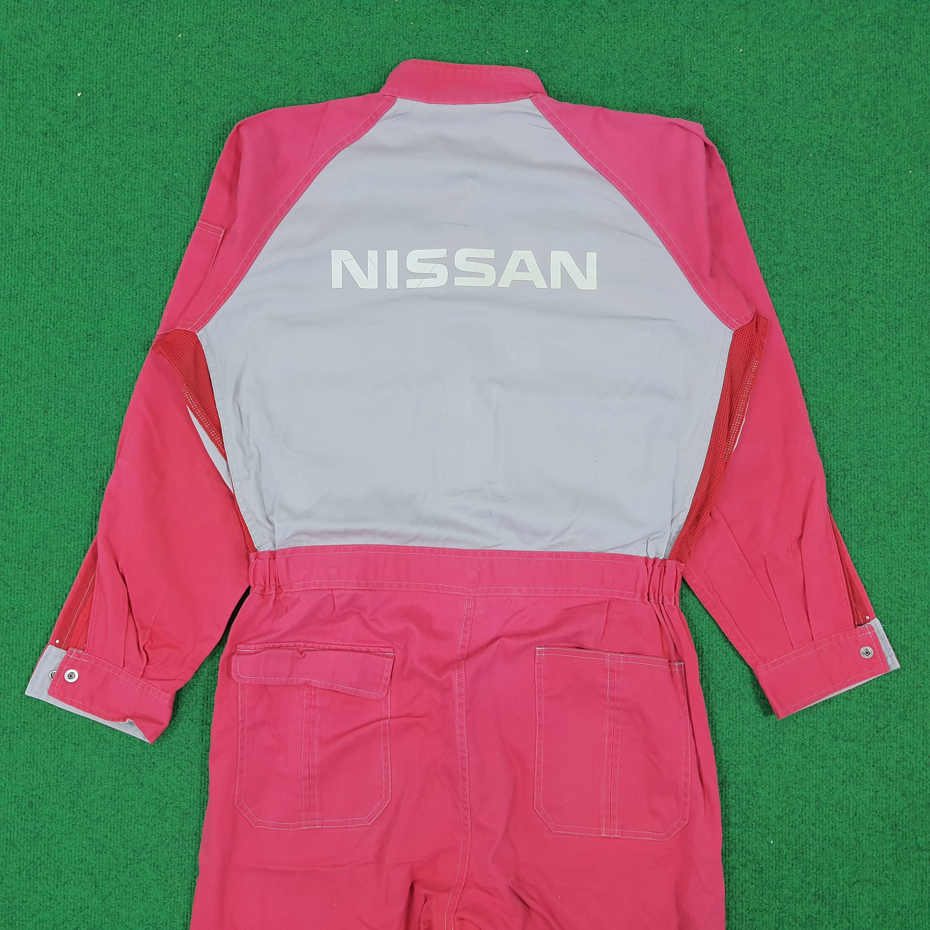 Japanese Brand × Vintage Vintage Nissan Racing Japan Motorsprots Workwear Coverall Size US M / EU 48-50 / 2 - 1 Thumbnail