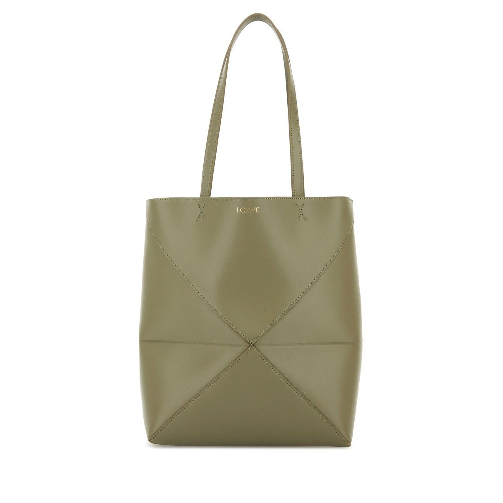 Loewe LOEWE Puzzle Fold Medium $2350 Eucalyptus Green Leather Tote Size ONE SIZE - 1 Thumbnail