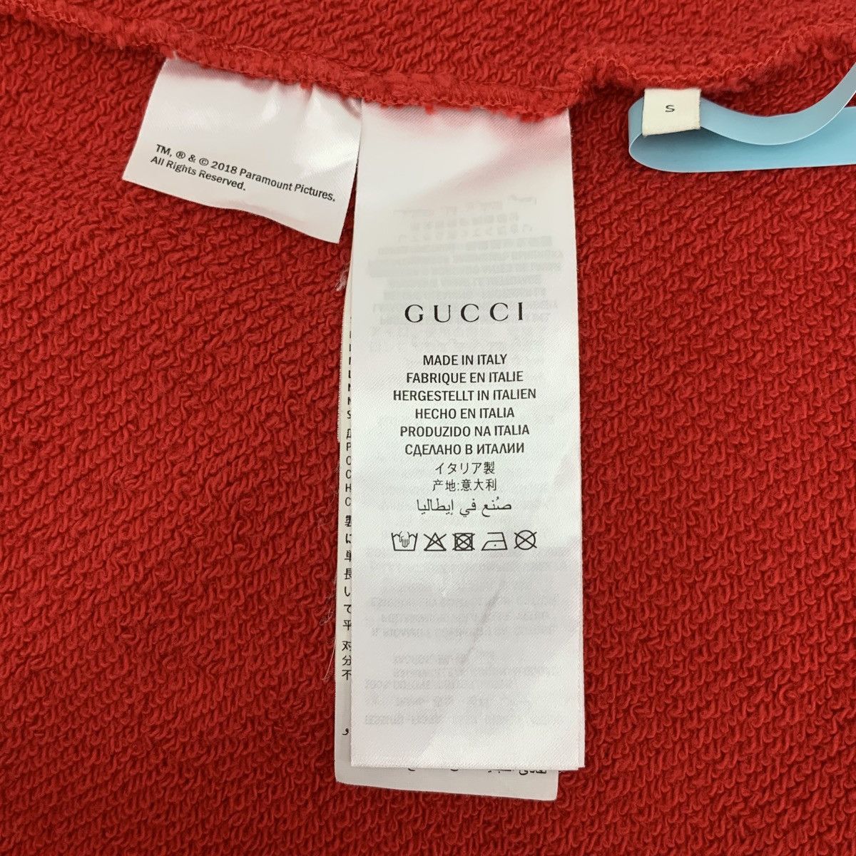 Gucci Gucci red snow mountain sequined cotton hoodie Size S / US 4 / IT 40 - 6 Thumbnail