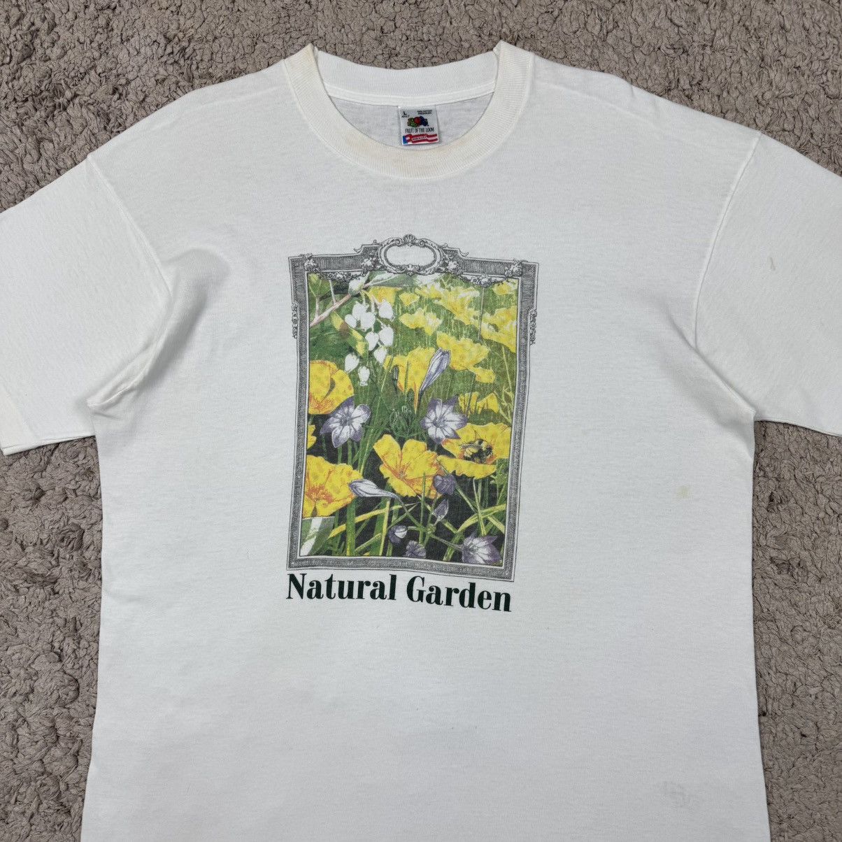 Vintage Vintage Art Natural Garden Flora T-shirt Size US L / EU 52-54 / 3 - 5 Thumbnail