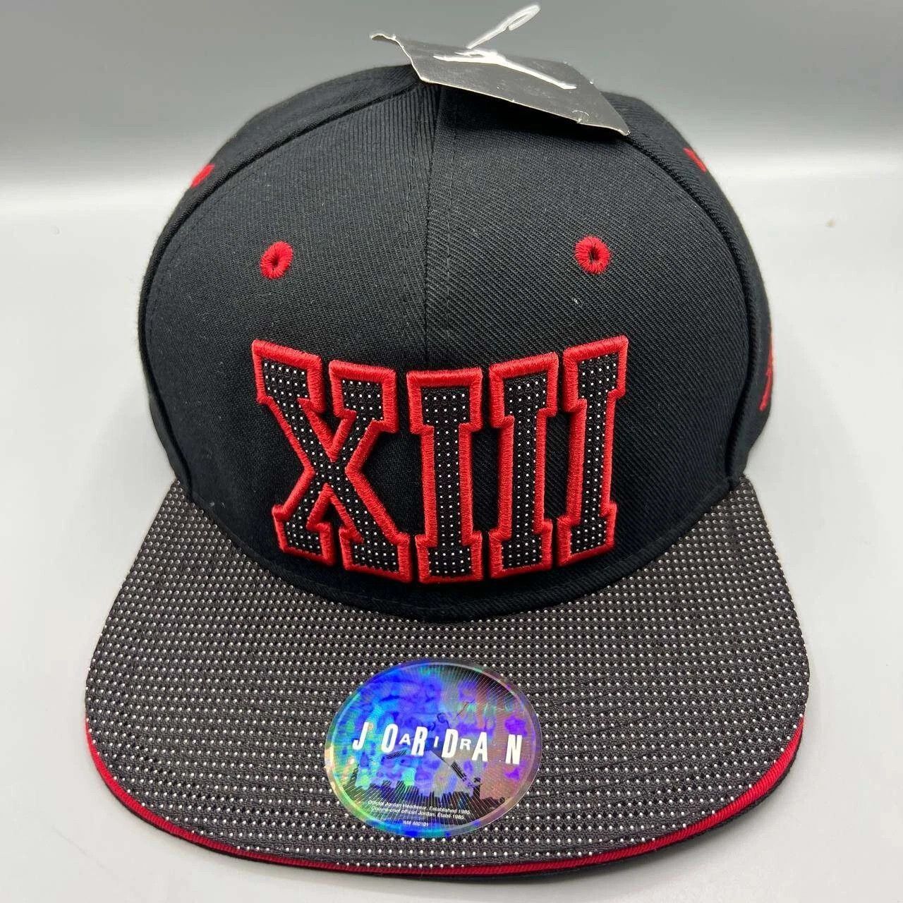 Air Jordan 13 XIII Bred Hat Men Embroidered Snap Back Cap