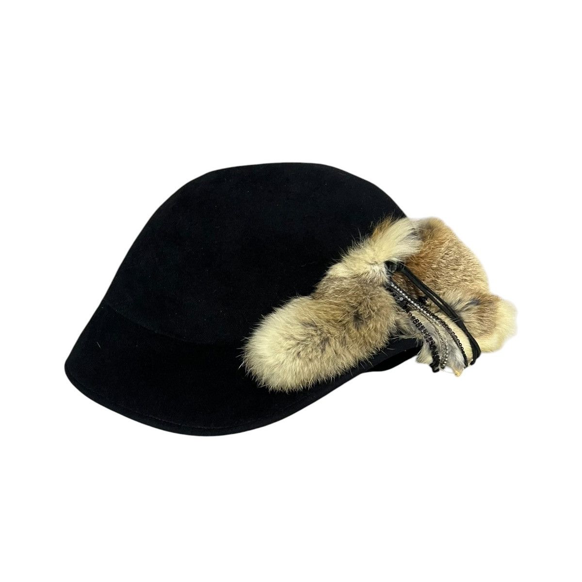 Gunda Gunda rabbit fur hat Size ONE SIZE - 1 Thumbnail
