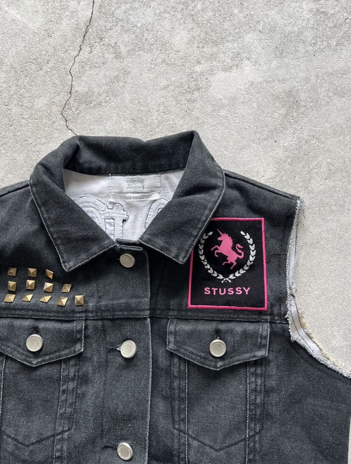 Stussy Vintage Stussy Patch Vest Size S / US 4 / IT 40 - 3 Thumbnail
