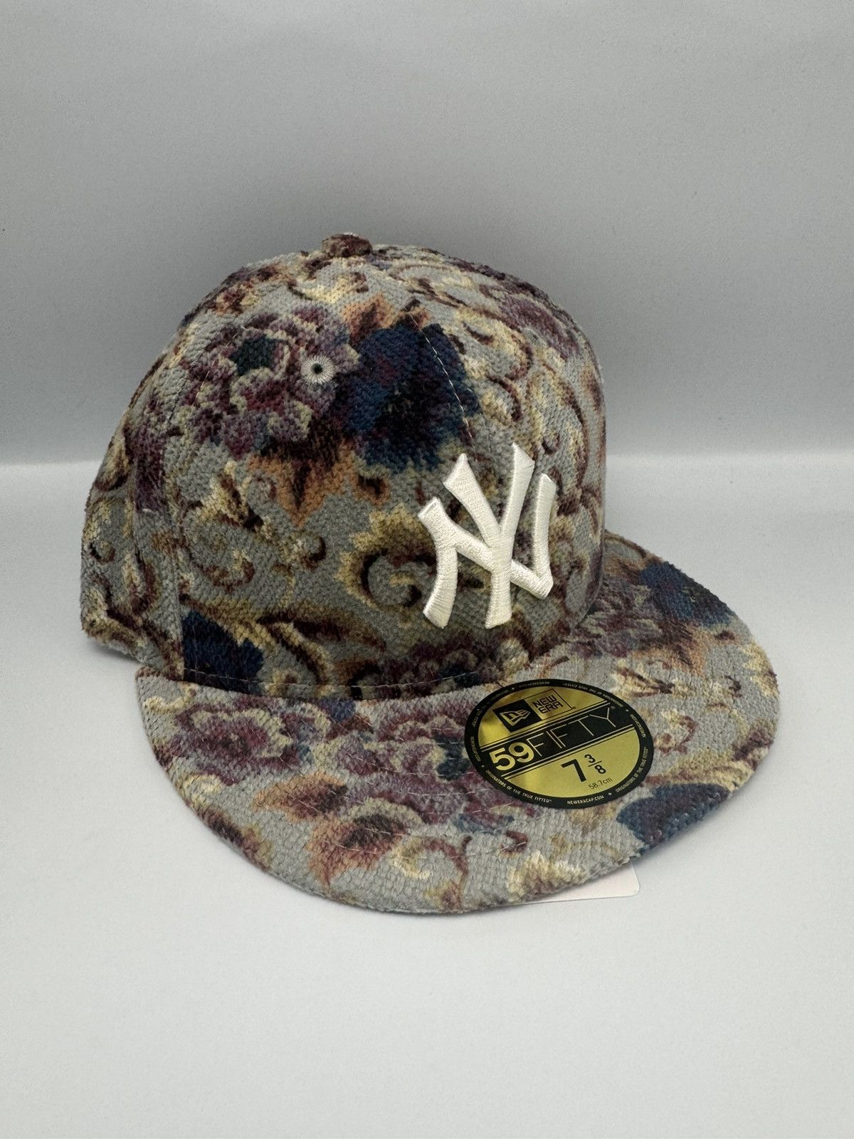 New Era Yankees Hat 7 3/8 Fitted Brown Black 59Fifty 100