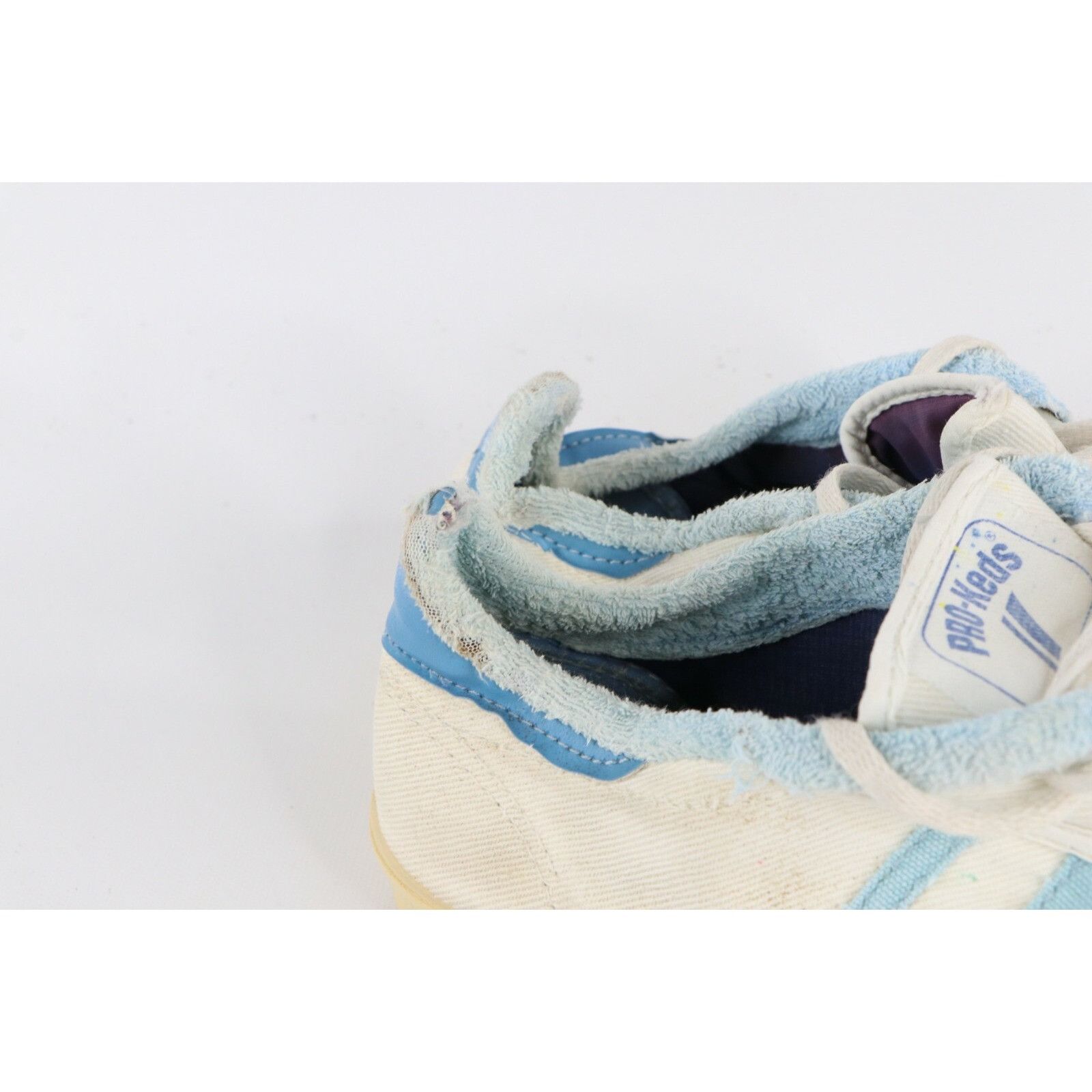 Keds Vintage 80s Pro Keds Distressed Canvas Striped Shoes Size US 6 / IT 36 - 6 Thumbnail
