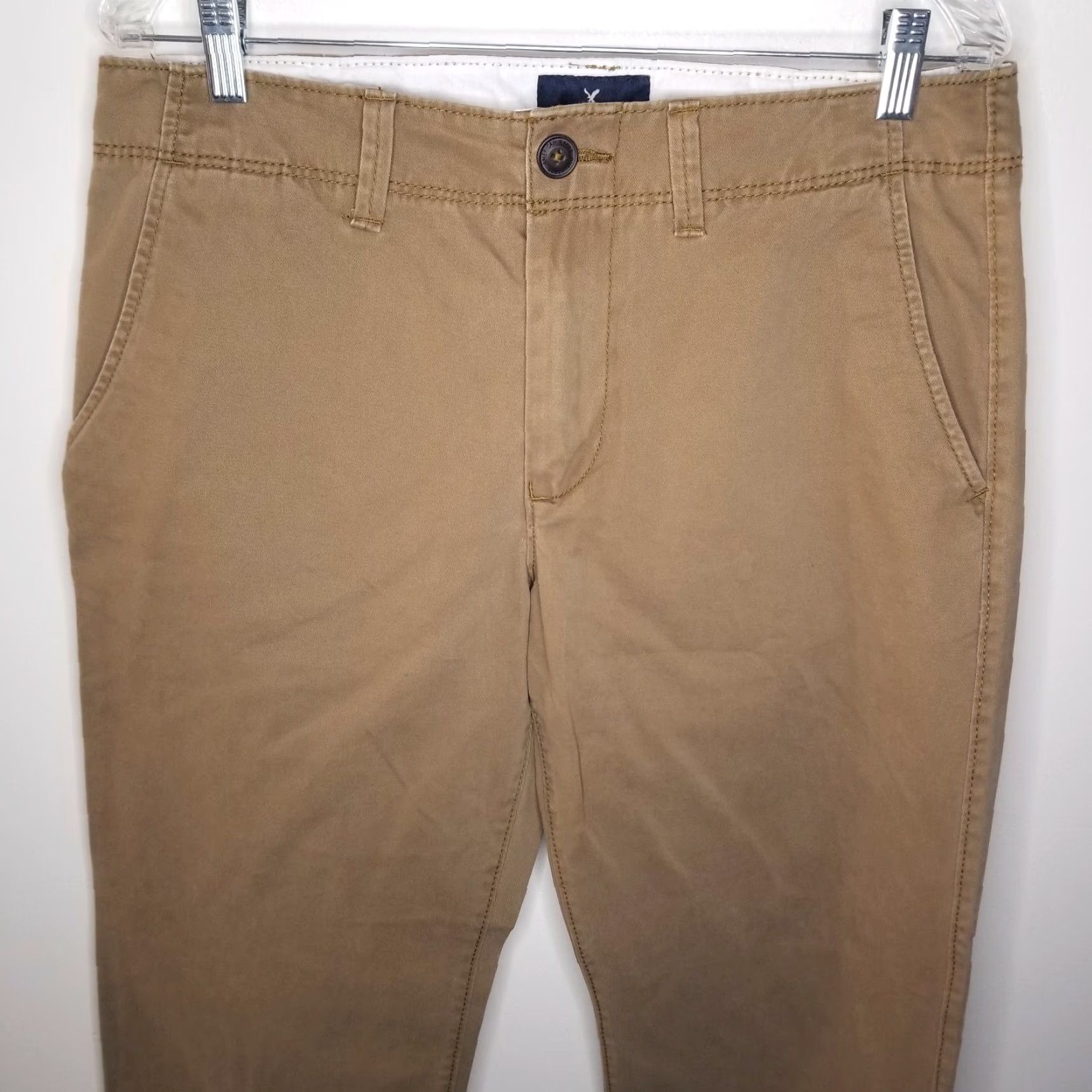 American Eagle Outfitters American Eagle Mens Brown Relaxed Straight Pants Size 32x32 Chino Men Brown Straight 32 Inseam 32 Size US 32 / EU 48 - 2 Thumbnail