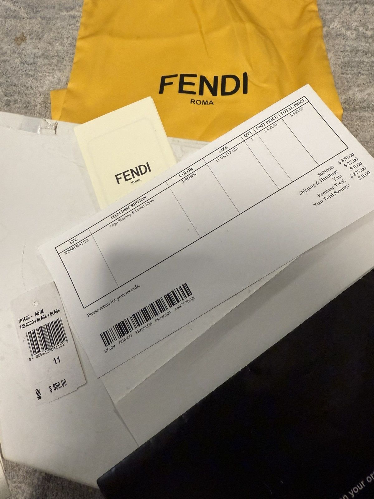 Fendi Fendi Shearling Slippers *Read* Size US 12 / EU 45 - 7 Thumbnail