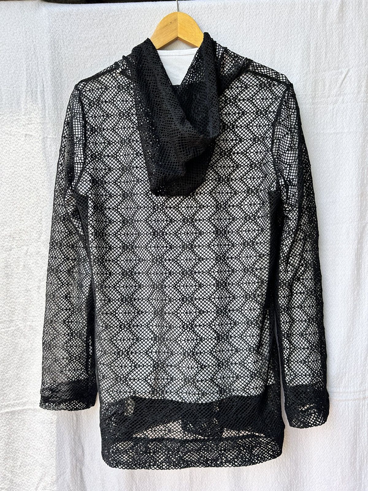 Japanese Brand Japanese open fishnet zip hoodie Ifsix lgb style Size US L / EU 52-54 / 3 - 3 Thumbnail