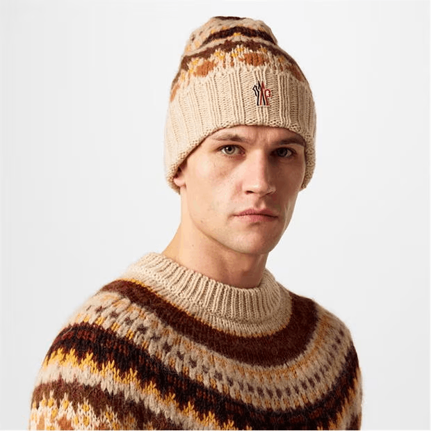Moncler Logo Beanie Size ONE SIZE - 4 Thumbnail