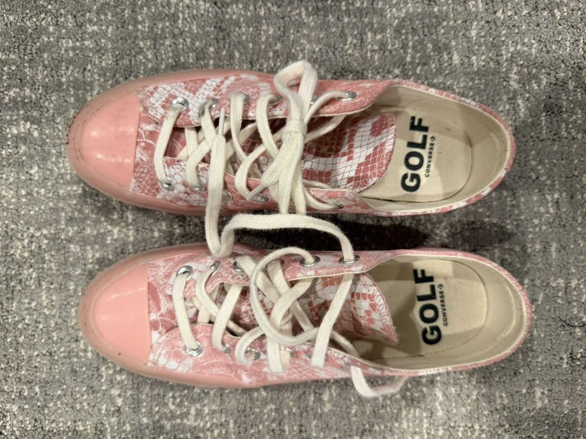 Converse × Golf le Fleur Chuck Taylor All Star 70 ox Golf Wang python pink Size US 6.5 / EU 39-40 - 3 Thumbnail