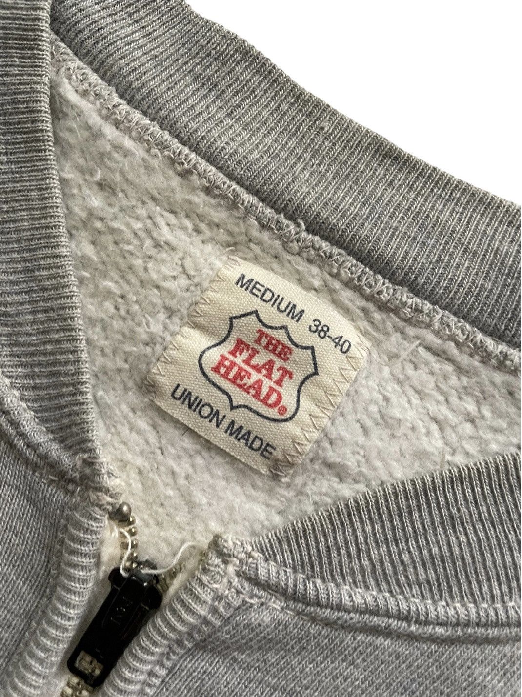 Japanese Brand × The Flat Head The Flat Head Sweatshirt Sportswear Half Zip Afterhood Size US M / EU 48-50 / 2 - 8 Thumbnail