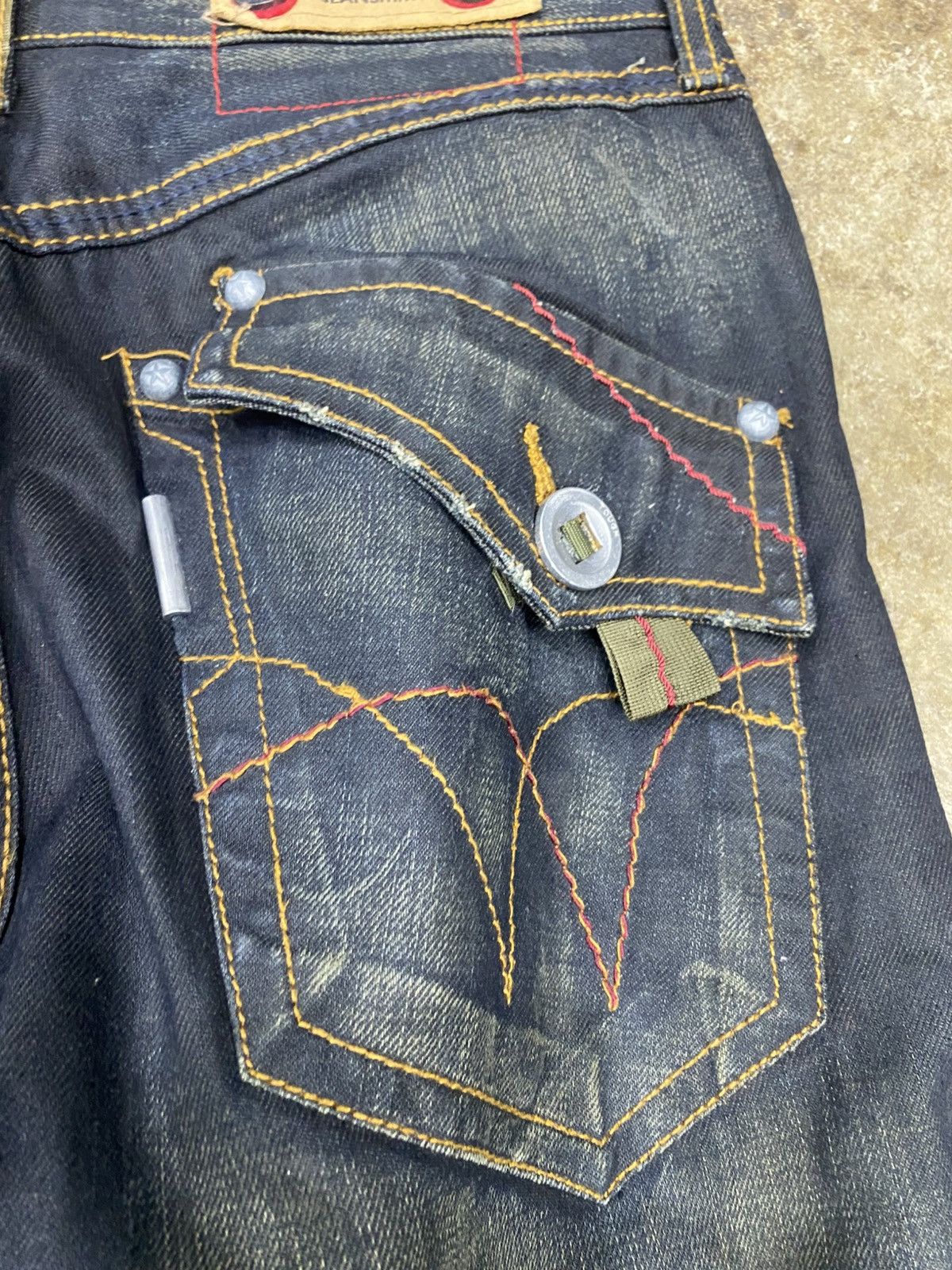 If Six Was Nine × Japanese Brand Tough Jeansmith jeans Size US 32 / EU 48 - 3 Thumbnail