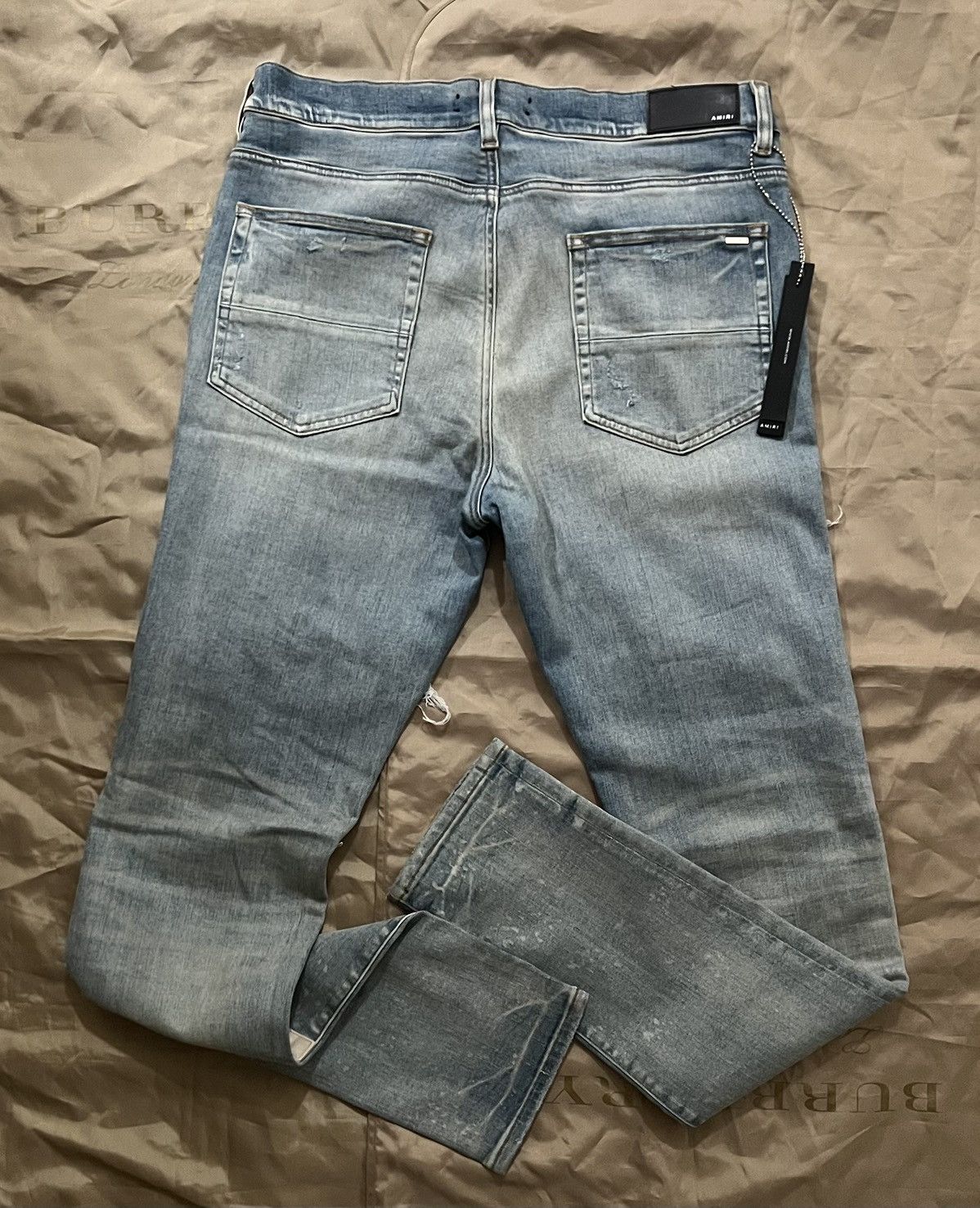 Amiri AMIRI Blue Military Art Patch Jeans size 36 $2300 Size US 36 / EU 52 - 10 Thumbnail