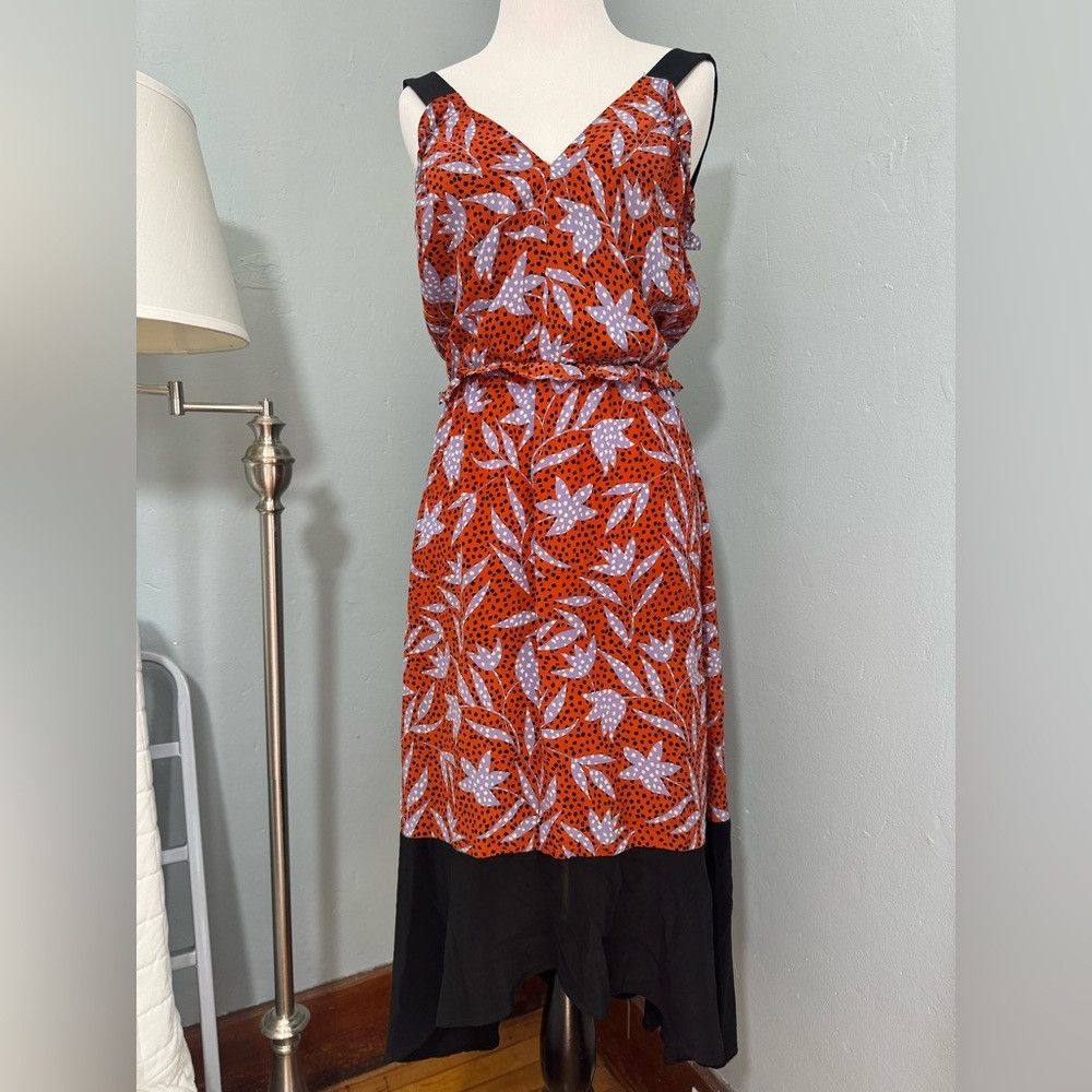 Other Amour Vert Kirstie Silk Midi Tank Dress Sustainable Garment Size XS / US 0-2 / IT 36-38 - 3 Thumbnail