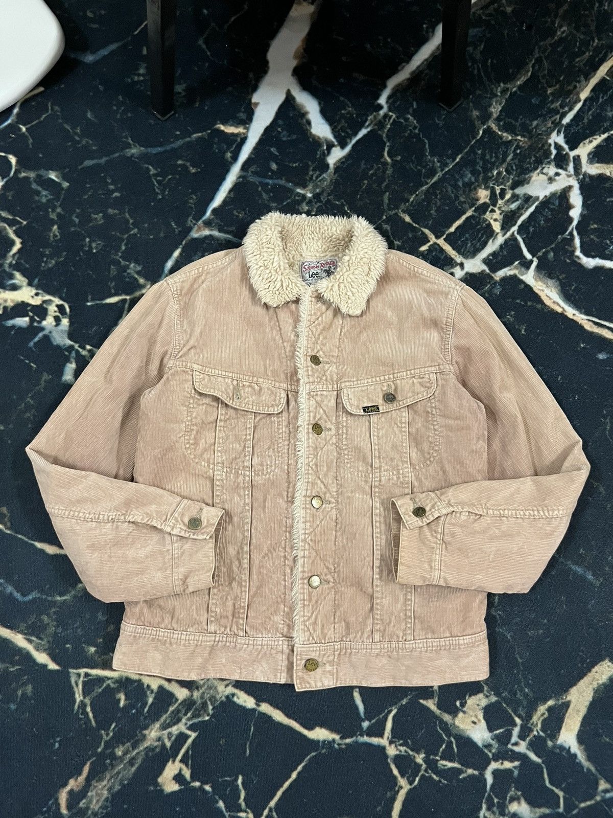 Lee LEE STORM RIDER SHERPA CORDUROY LIGHT BROWN JACKET Size US M / EU 48-50 / 2 - 1 Thumbnail