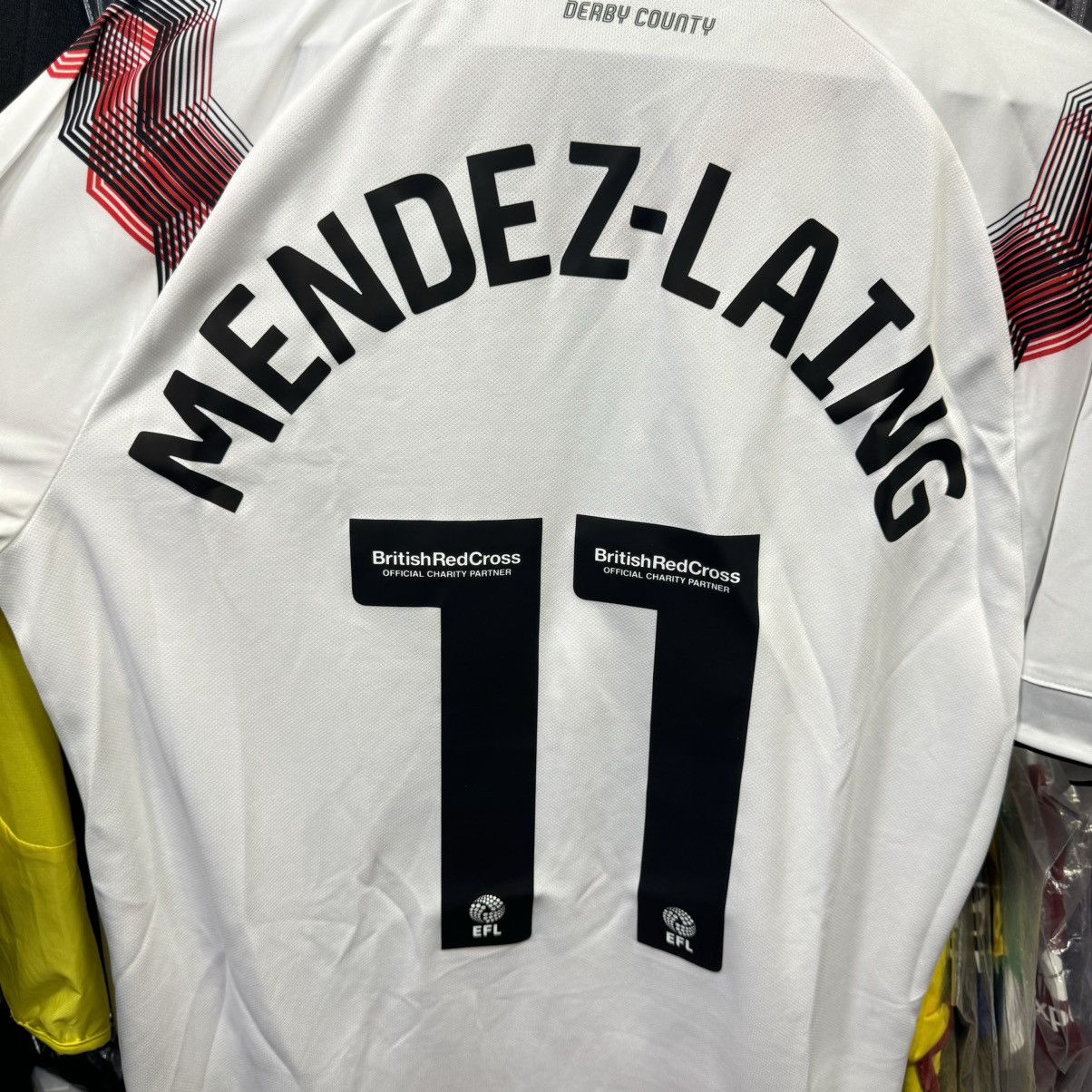 Umbro Derby county 23/24 home shirt #11 Mendez-Laing (bnwt) Size US M / EU 48-50 / 2 - 4 Thumbnail