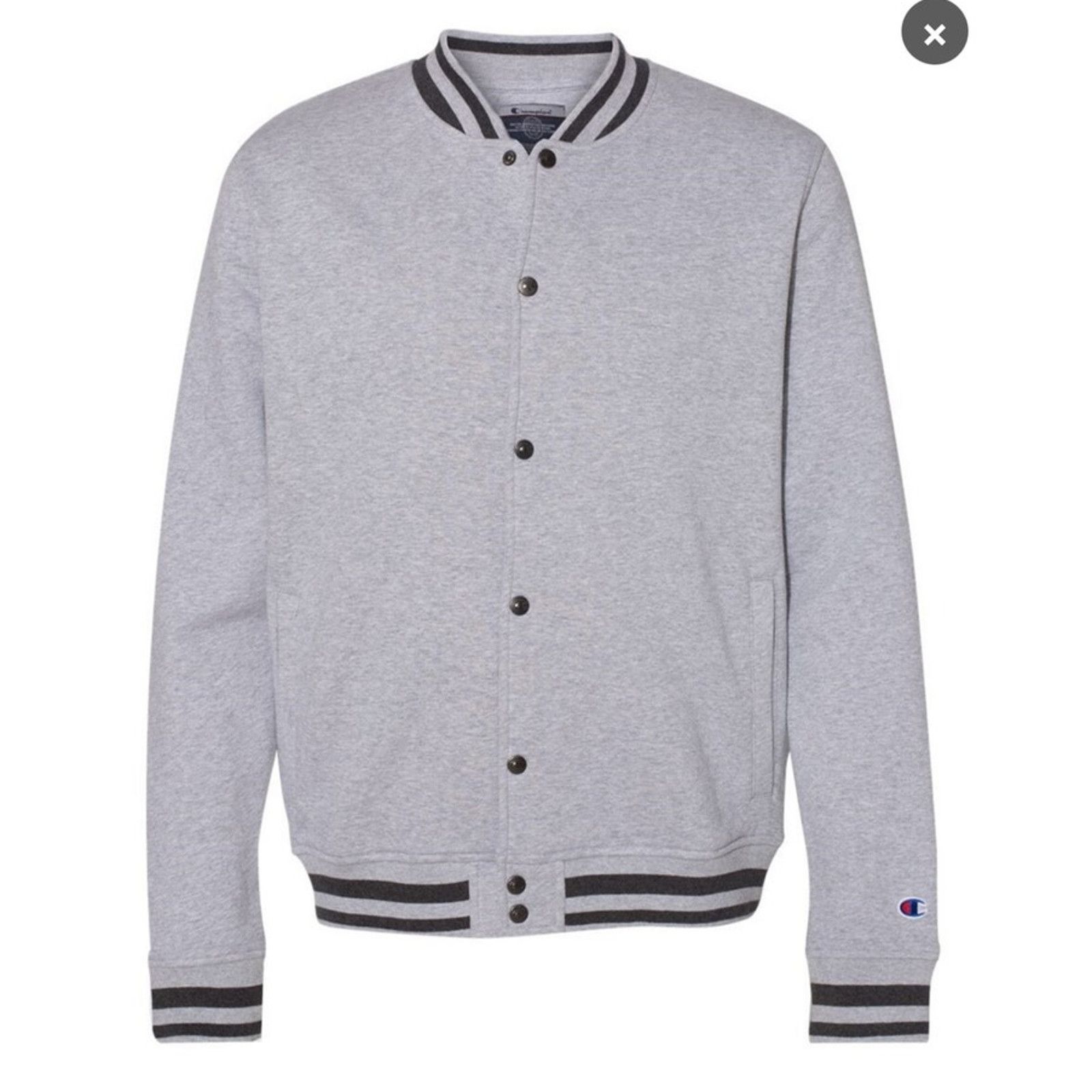Champion New Champion Mens Small PolyCotton Athletic Bomber Jacket Size US S / EU 44-46 / 1 - 1 Thumbnail