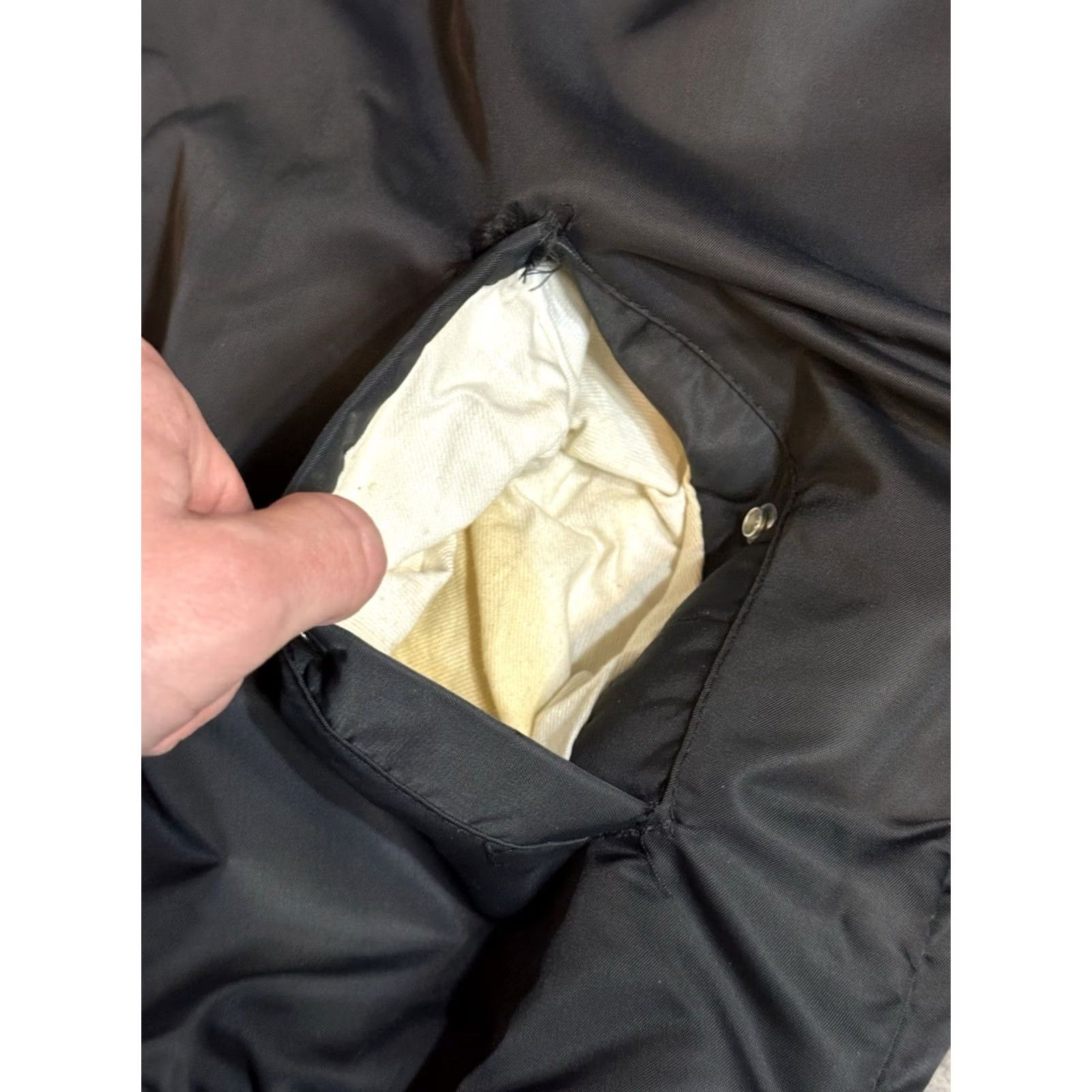 Dickies VINTAGE Dickies Bomber Jacket 80s Military B-15 Style Zip Lined Black Men Sz L Size US L / EU 52-54 / 3 - 7 Thumbnail