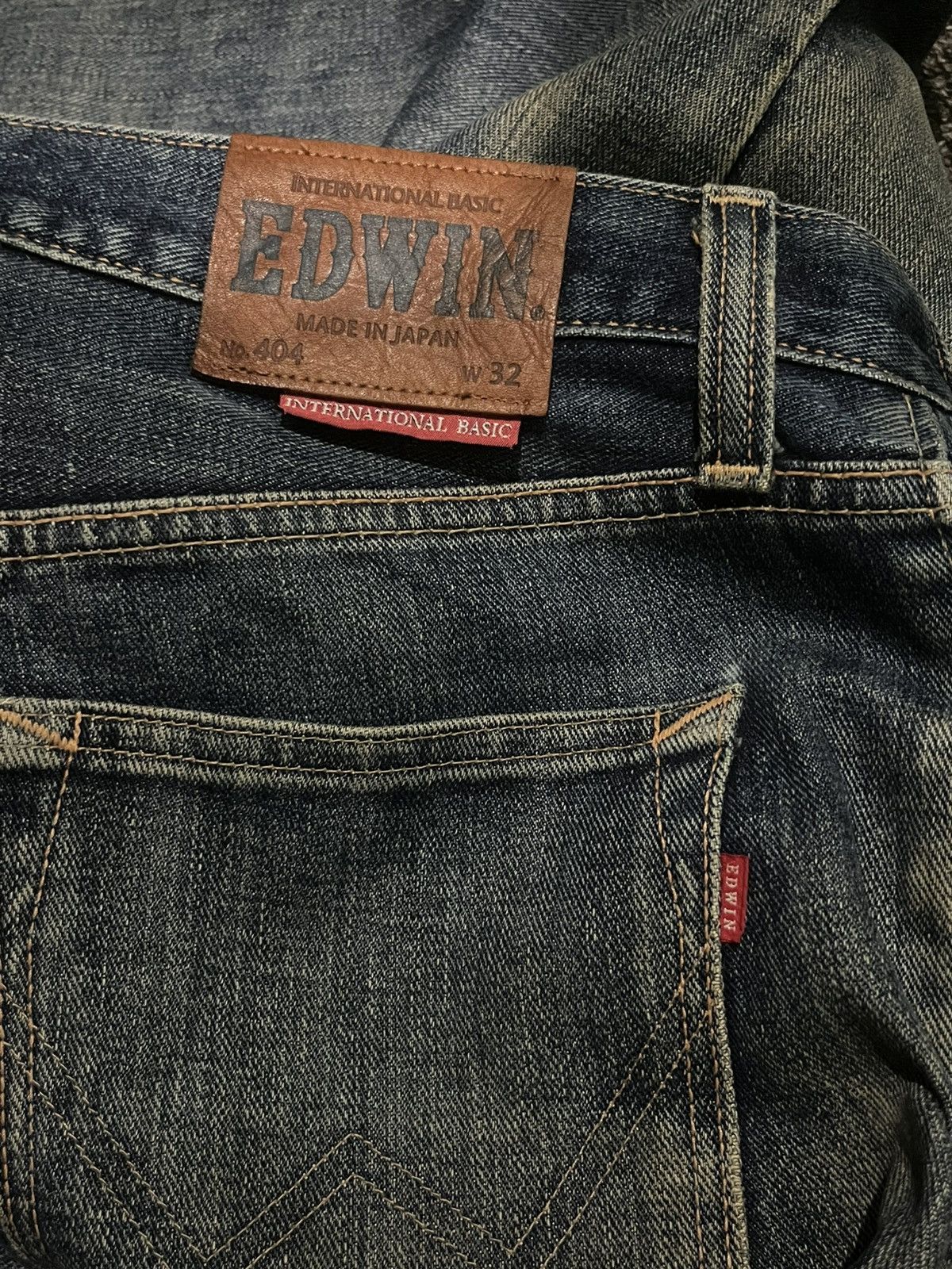 Edwin × Japanese Brand Vintage Japanese Brand Edwin Blue Mud Washed Distressed Jean Size US 32 / EU 48 - 8 Thumbnail