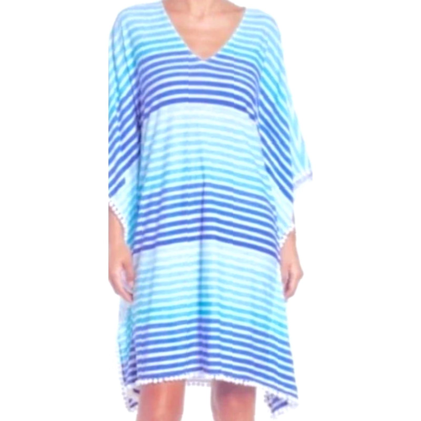 Lilly Pulitzer VINTAGE Lilly Pulitzer Blouse Shirt Top Womens XL Striped Blue Pom Pom Casual, Travel, Workwear Size XL / US 12-14 / IT 48-50 - 2 Thumbnail