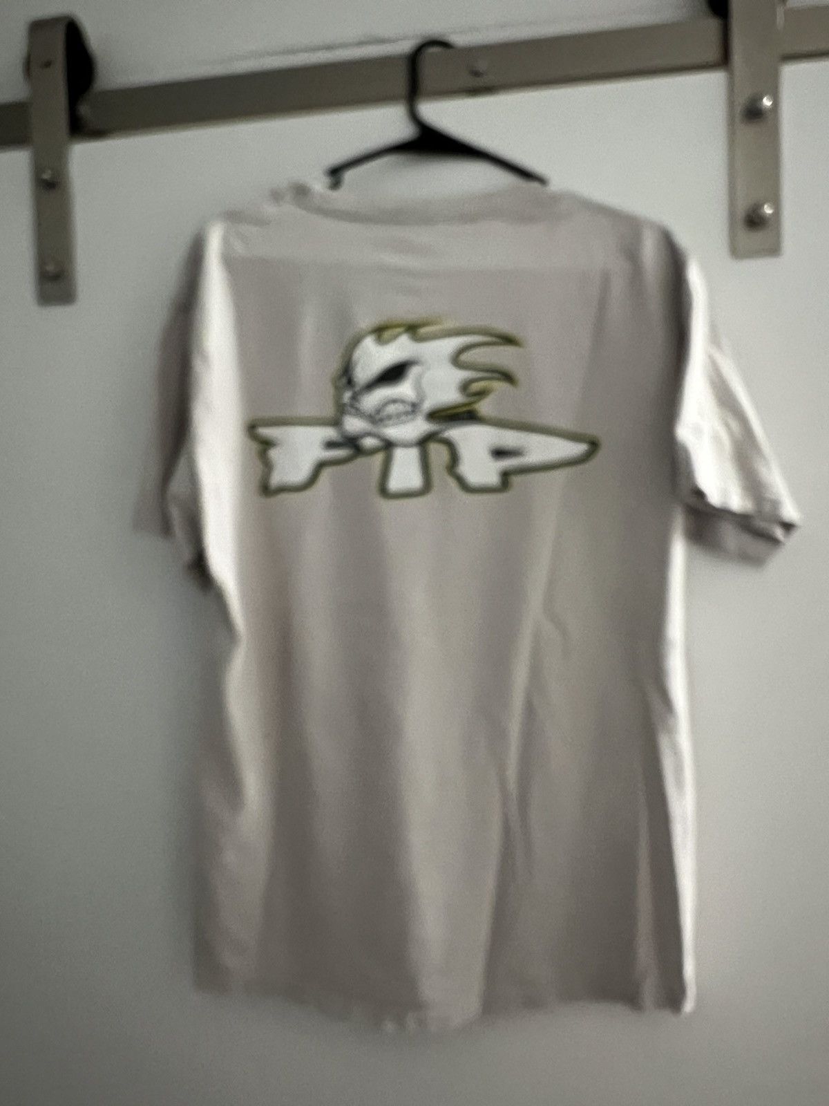 Fuck The Population FTP Flame Skull Tee Size US L / EU 52-54 / 3 - 3 Thumbnail
