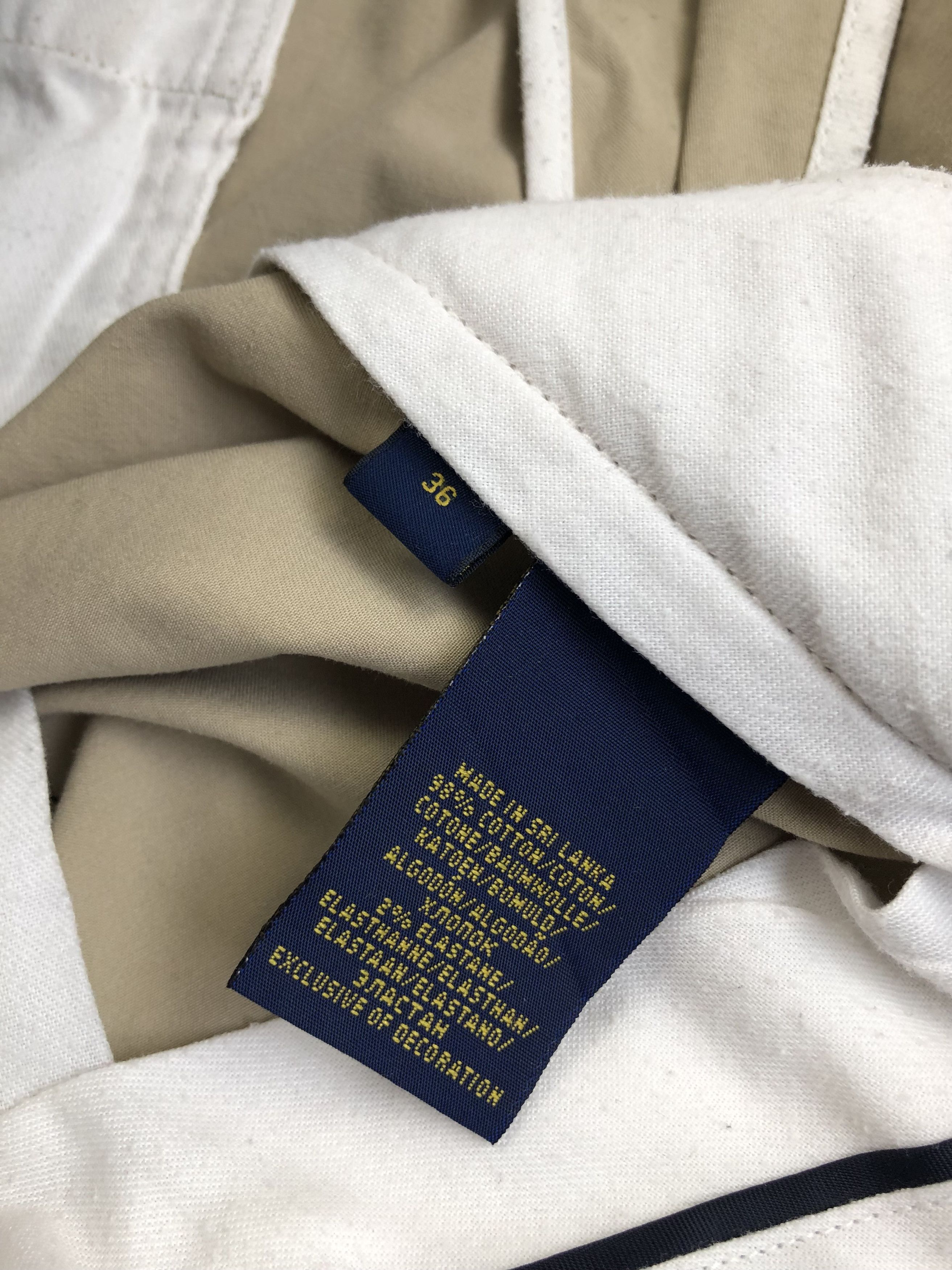 Polo Ralph Lauren POLO RALPH LAUREN Hype Mini Logo Minimalistic Shorts Beige Size US 36 / EU 52 - 10 Thumbnail