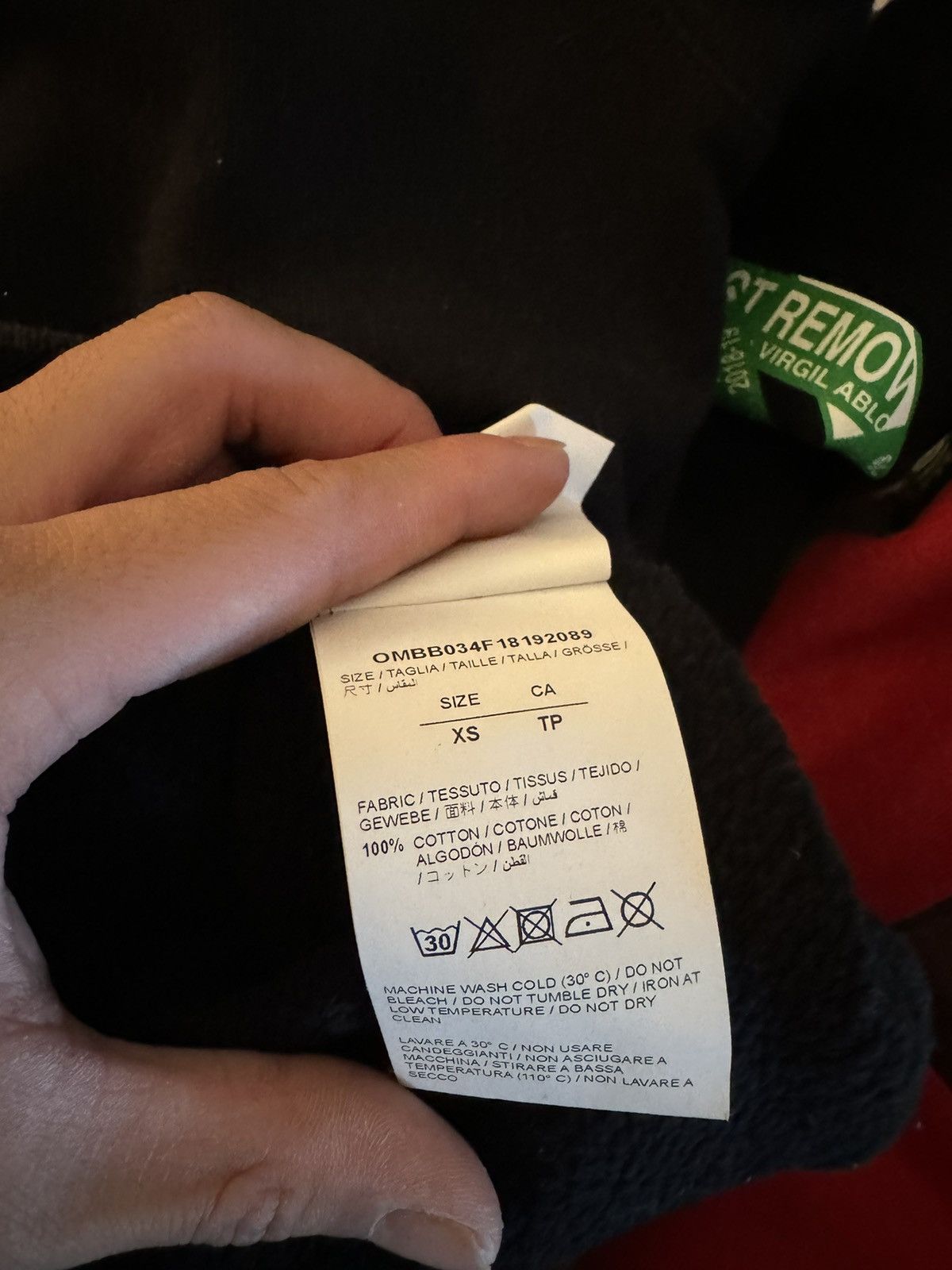Off-White Off-White Ssense tape hoodie Size US XS / EU 42 / 0 - 5 Thumbnail