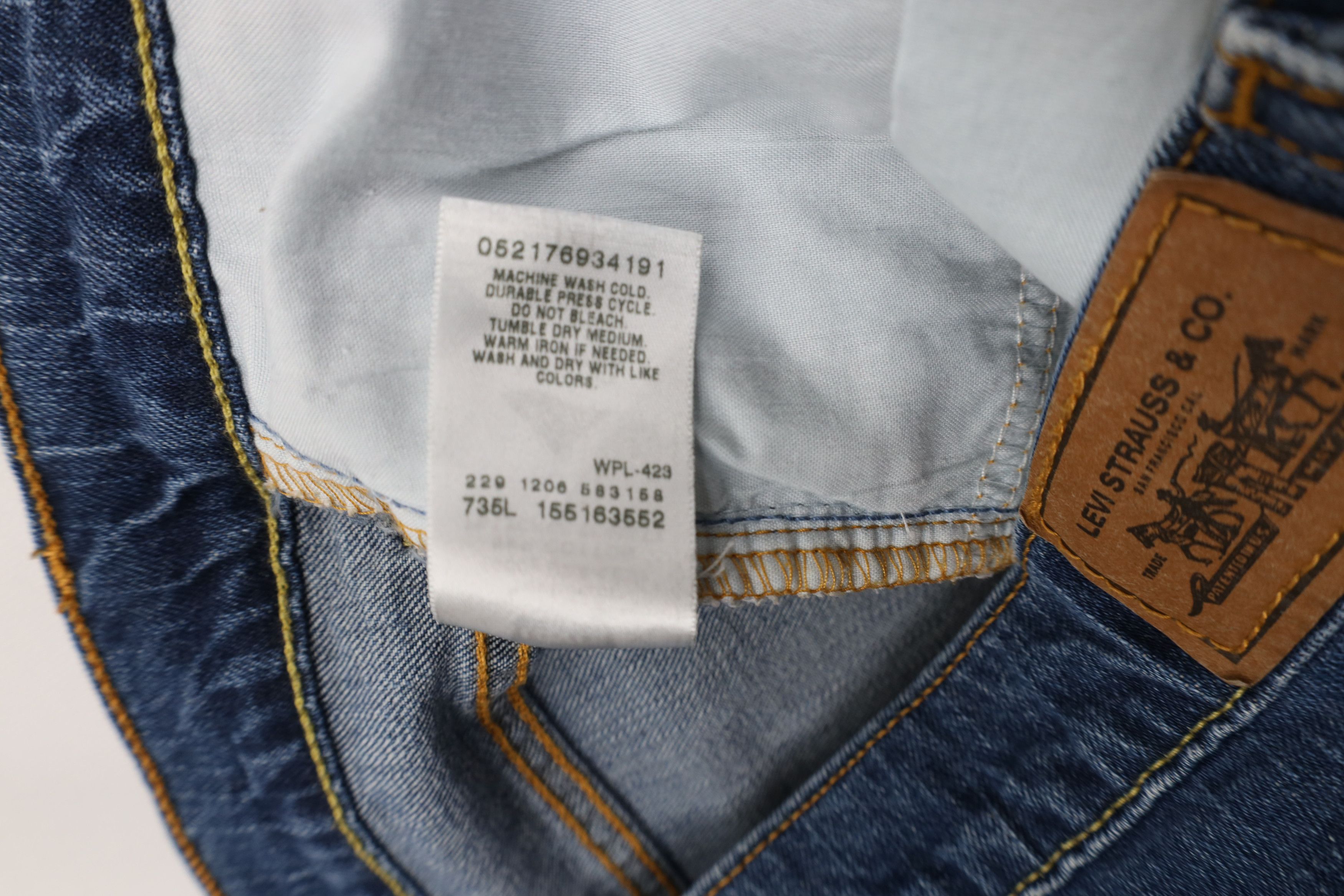 Levi's Vintage Y2K 2006 Levis 515 Flared Bootcut Denim Jeans Size 34" / US 12 / IT 48 - 9 Thumbnail