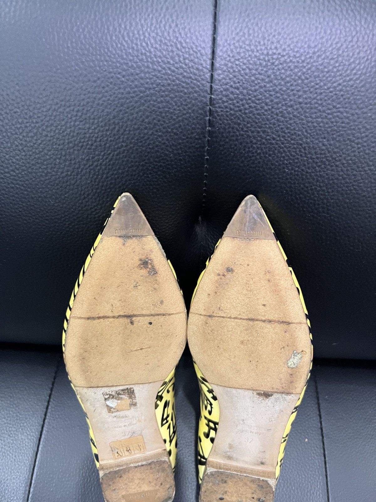 Miu Miu Miu Miu Musical Note Pointed-Toe Flats Size US 7 / IT 37 - 16 Thumbnail