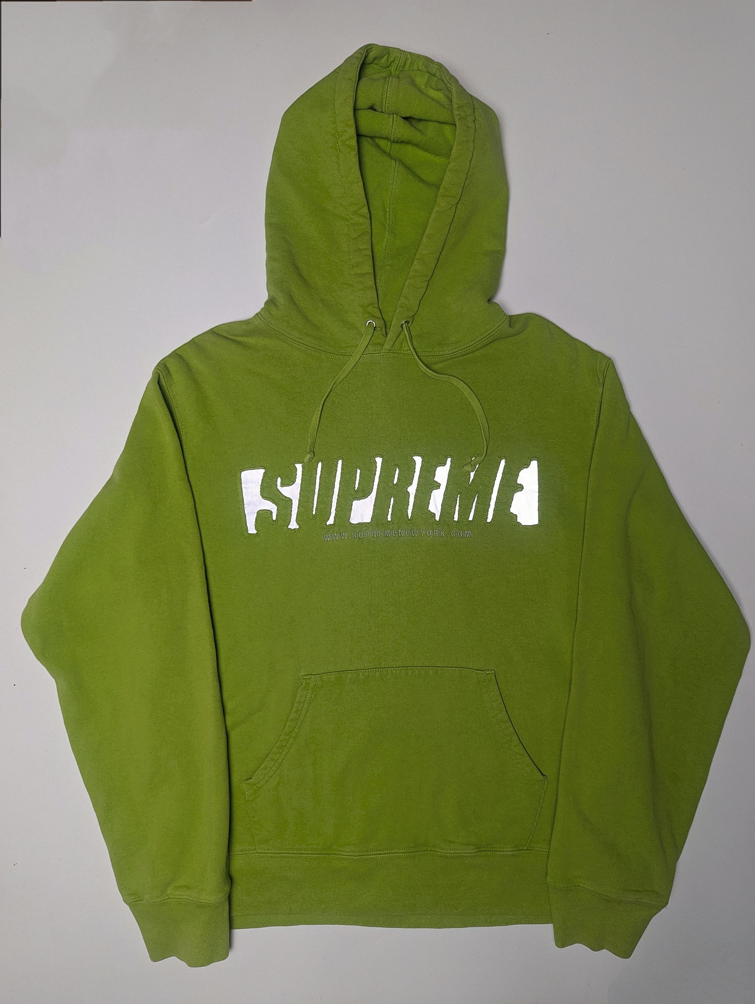 Supreme CUTOUT LETTERS HOODED SWEATSHIRT | Grailed