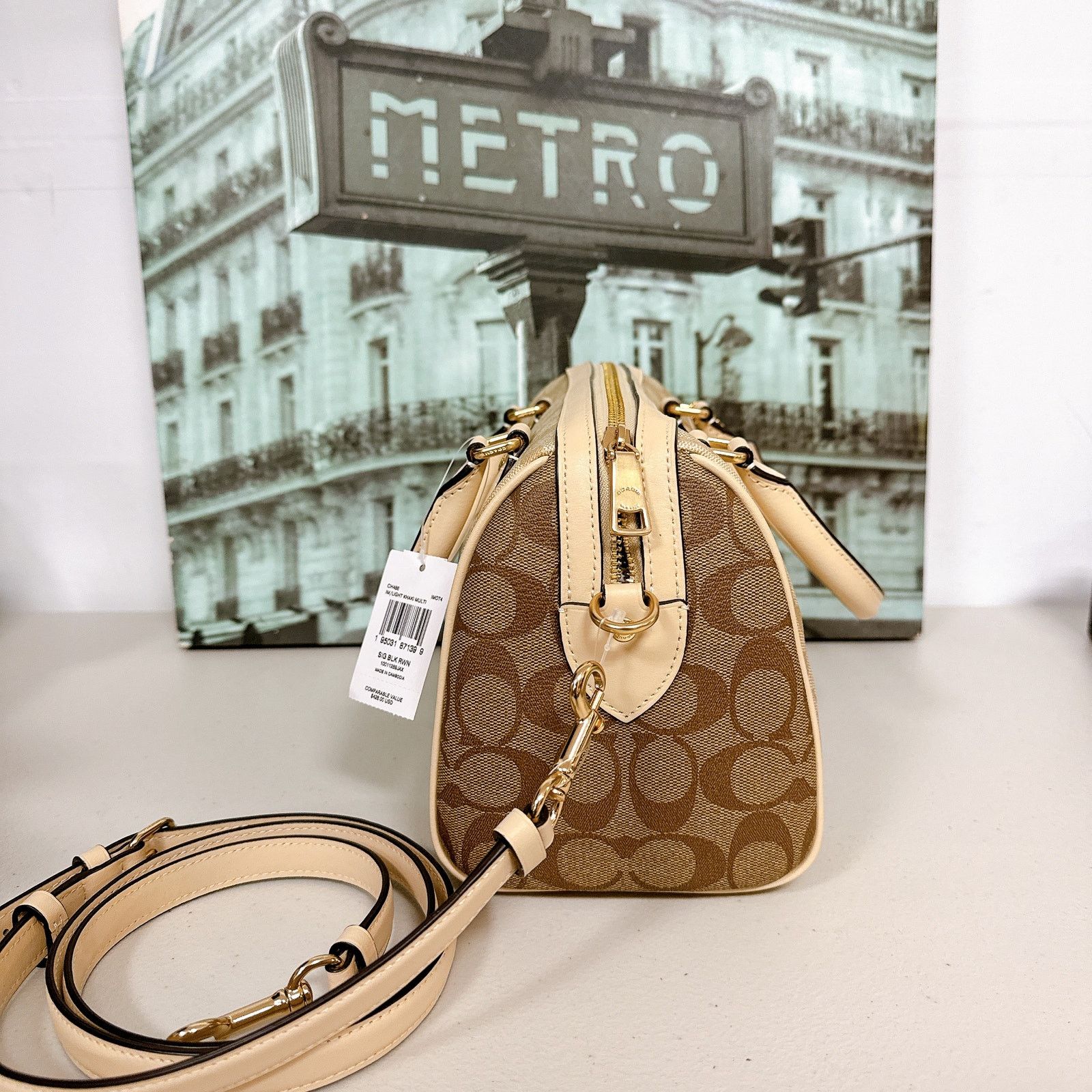 Coach Coach CH486 Borsa A Secchiello Rowan In Tela Esclusiva Size ONE SIZE - 4 Thumbnail