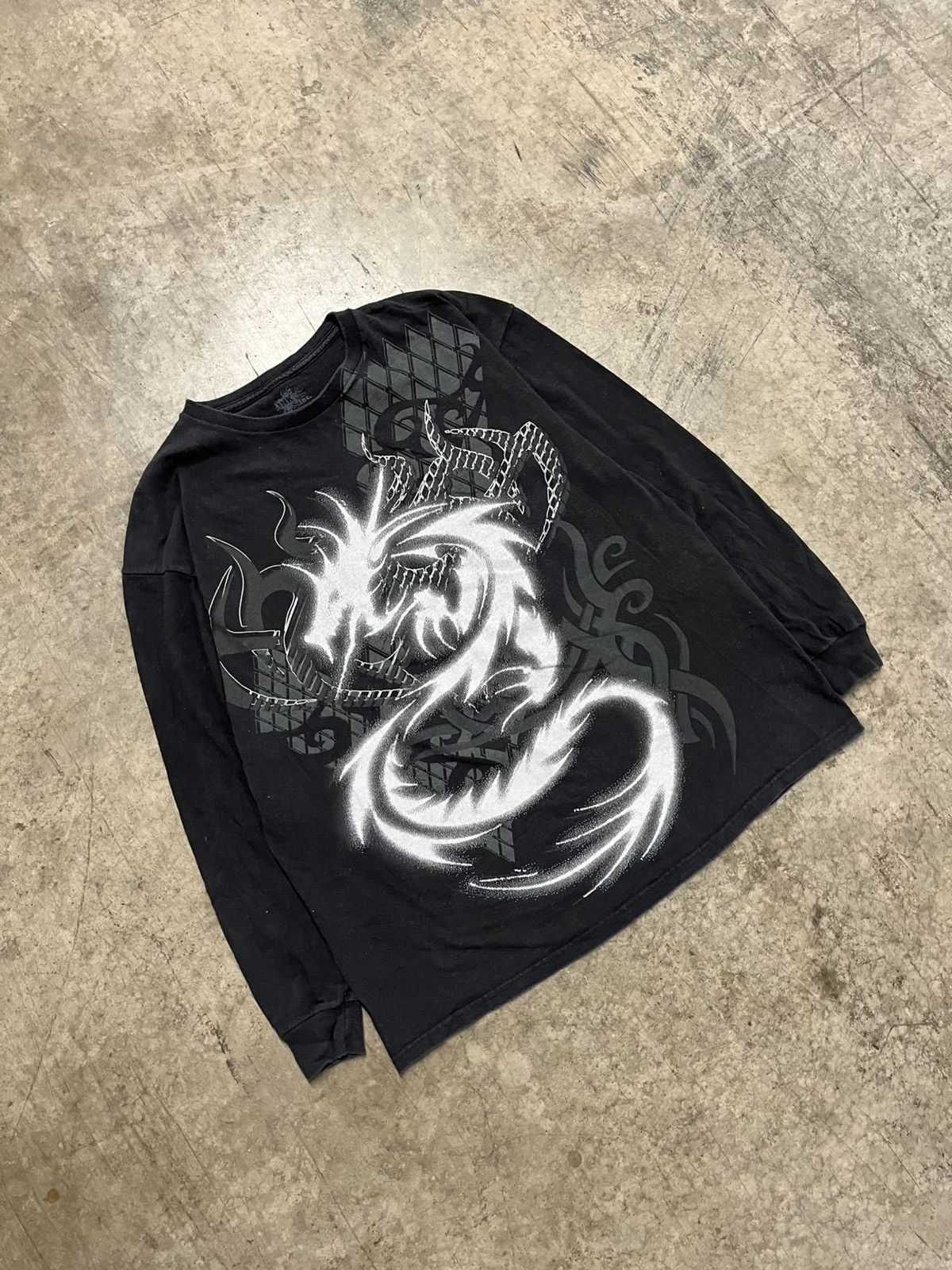 JNCO × Vintage Y2k Jnco style dragon longsleeve tee shirt hype rare skater Size US XL / EU 56 / 4 - 5 Thumbnail