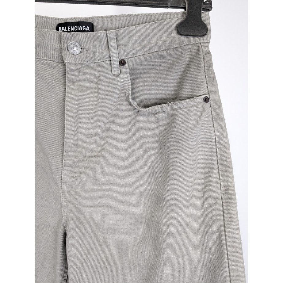 Balenciaga o1rshd1 Large Pants in Dirty White Size US 28 / EU 44 - 7 Thumbnail