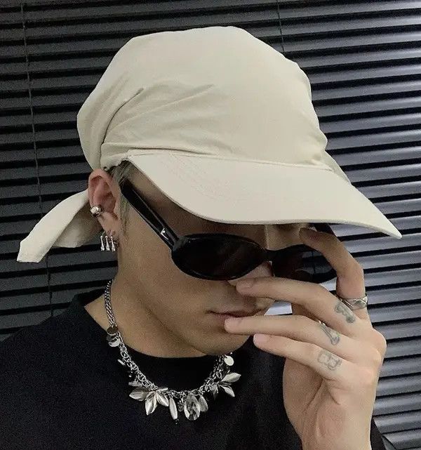 Japanese Brand nen Avant garde fashion multi-style handkerchief cap hat Size ONE SIZE - 2 Thumbnail
