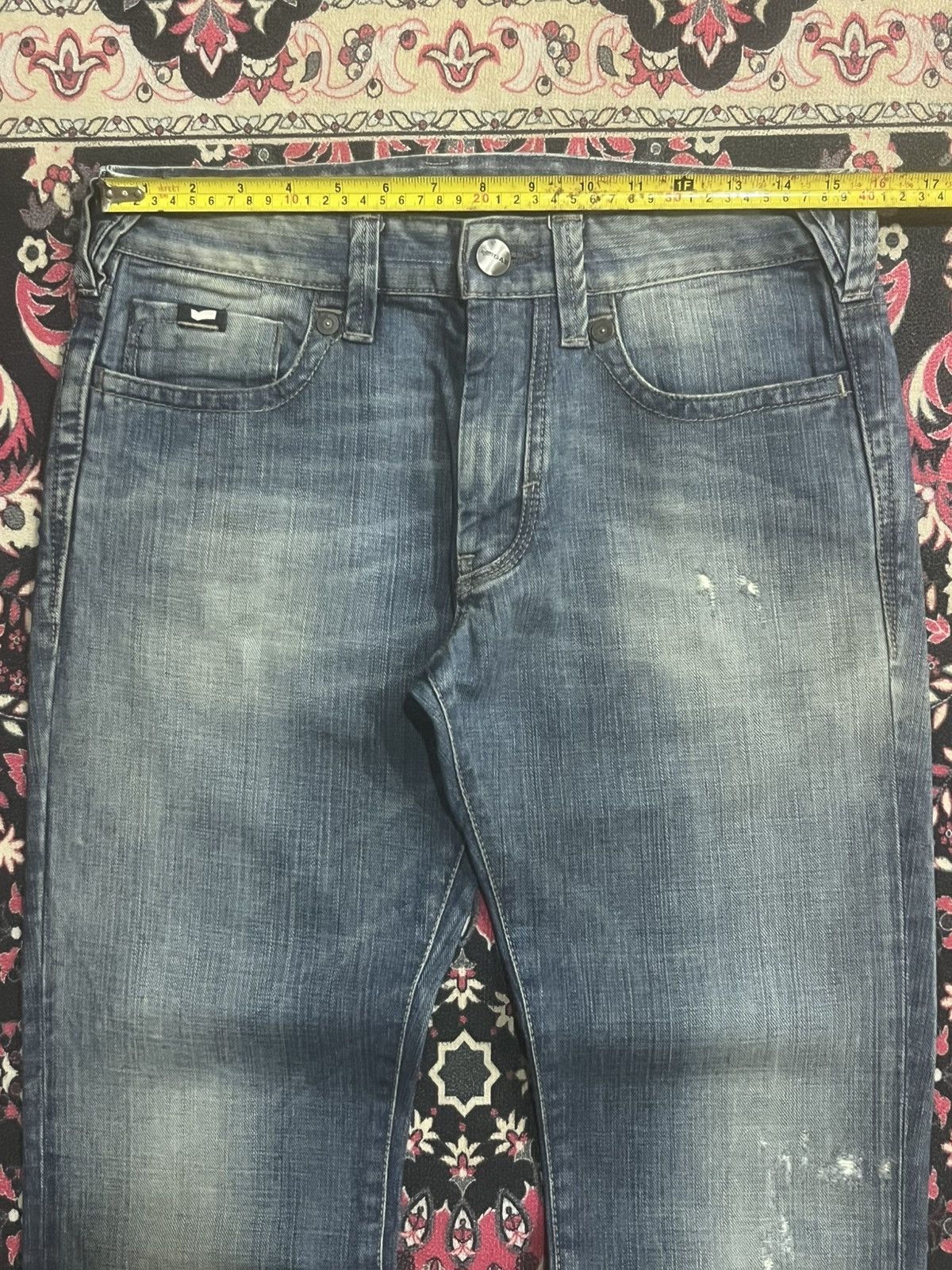 GAS Vintage GAS Blue Faded Washed Straight Leg Jeans Size US 32 / EU 48 - 14 Thumbnail