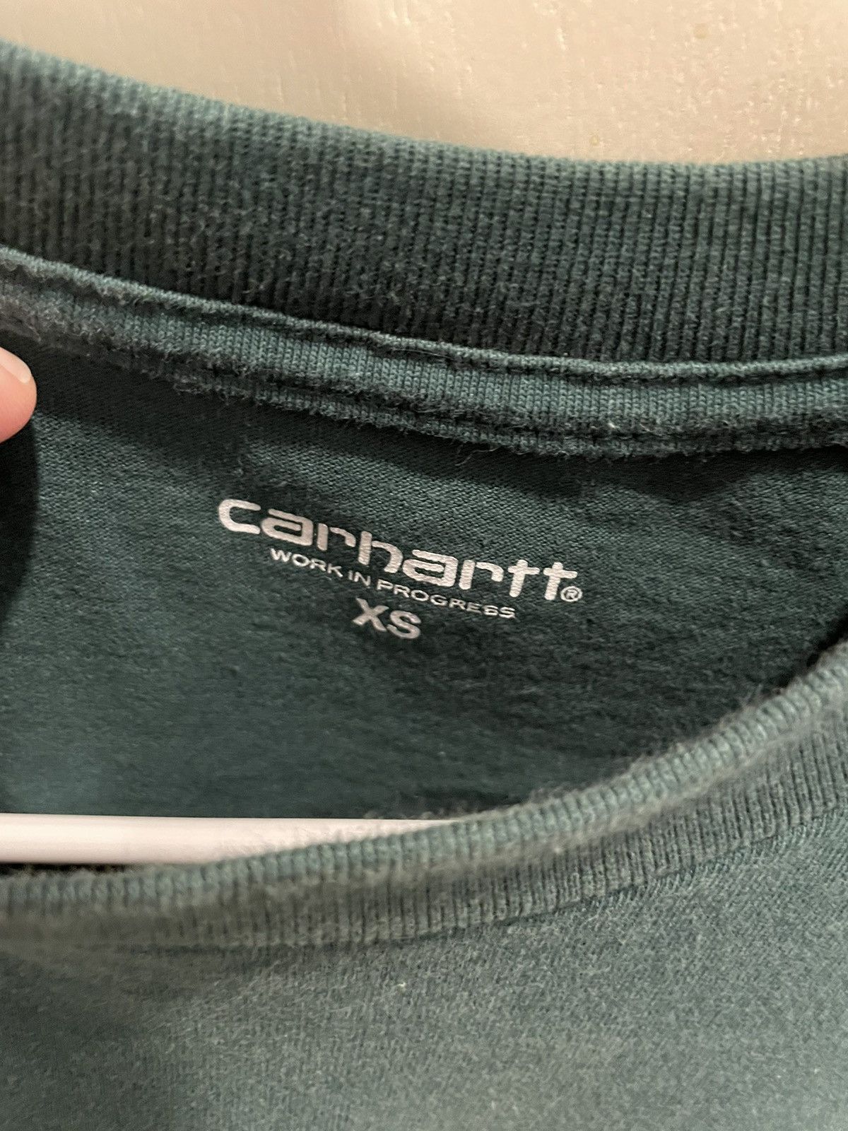 Carhartt Carhartt Work In Progress Green tshirt Size US XS / EU 42 / 0 - 3 Thumbnail