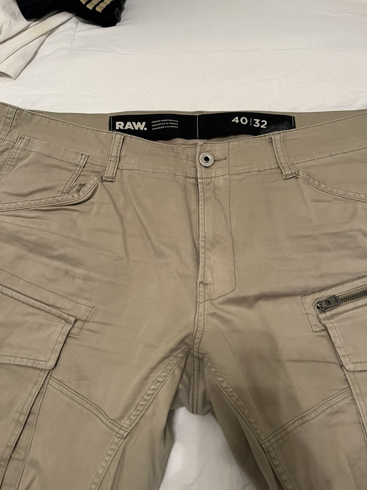 G-Star G-star RAW cargo khaki pants Size US 40 / EU 56 - 2 Thumbnail