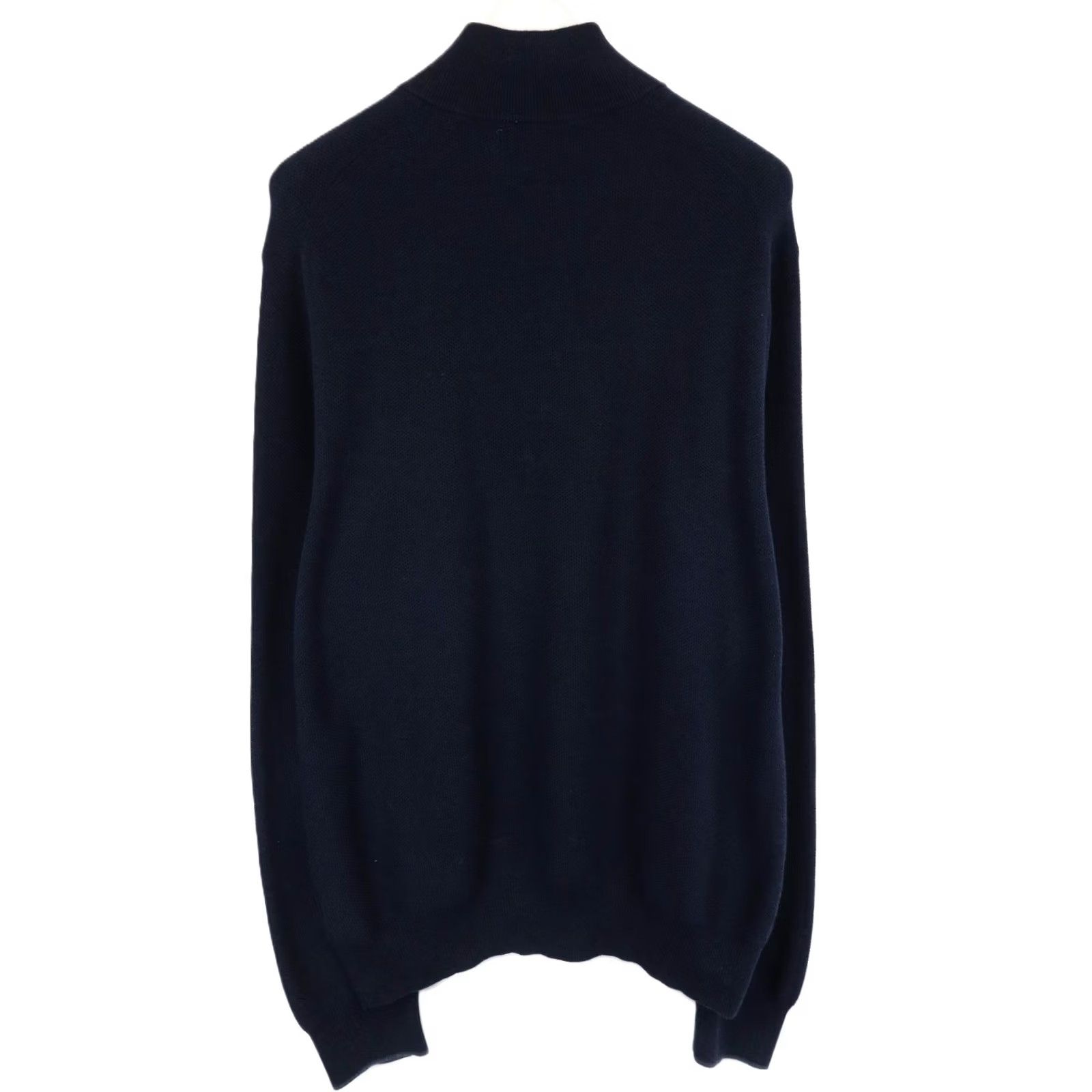 Ralph Lauren RALPH LAUREN POLO Jumper Men's XL Blue Knitted Mock Neck Pima Cotton Zipped Size US XL / EU 56 / 4 - 2 Thumbnail